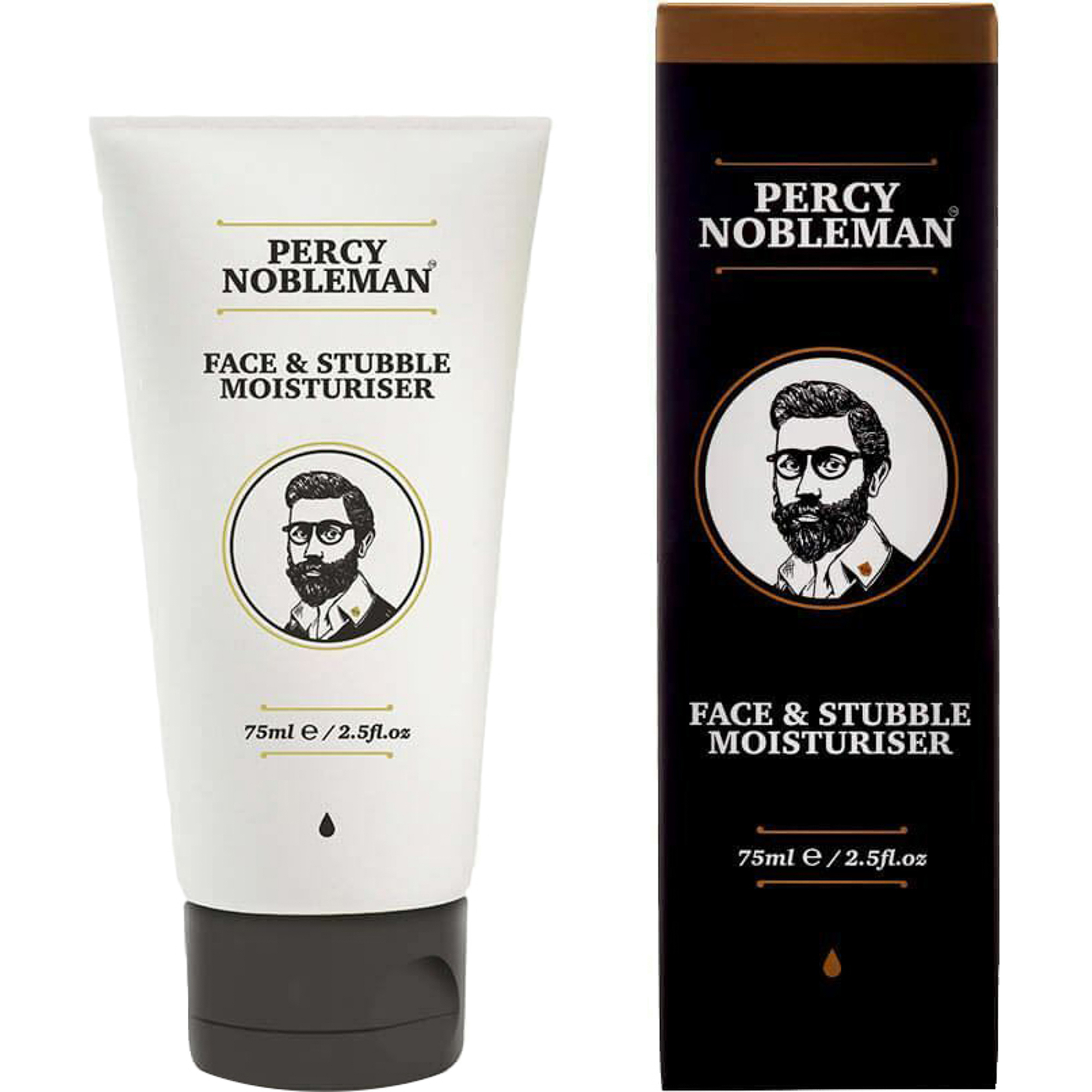 фото Увлажняющее средство для лица и щетины percy nobleman face & stubble moisturiser 75 мл