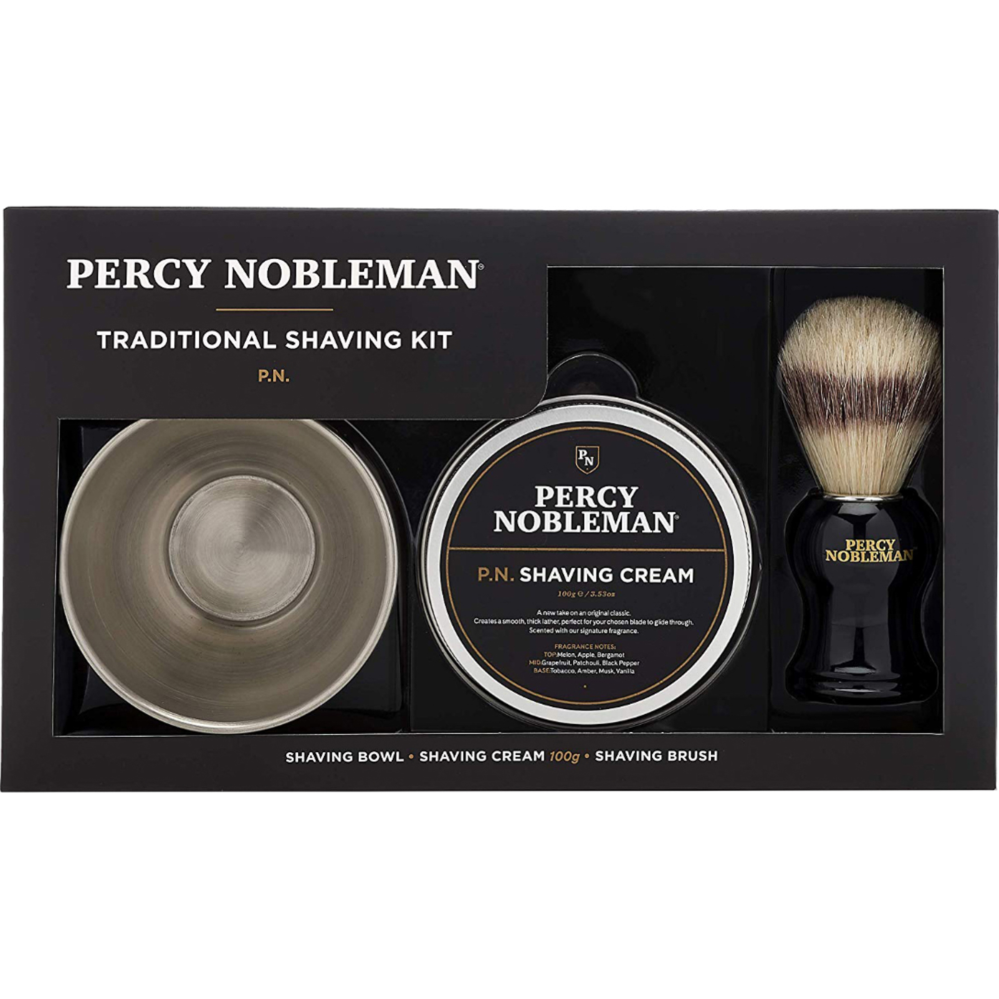 фото Набор для традиционного бритья percy nobleman traditional shaving kit 100 г