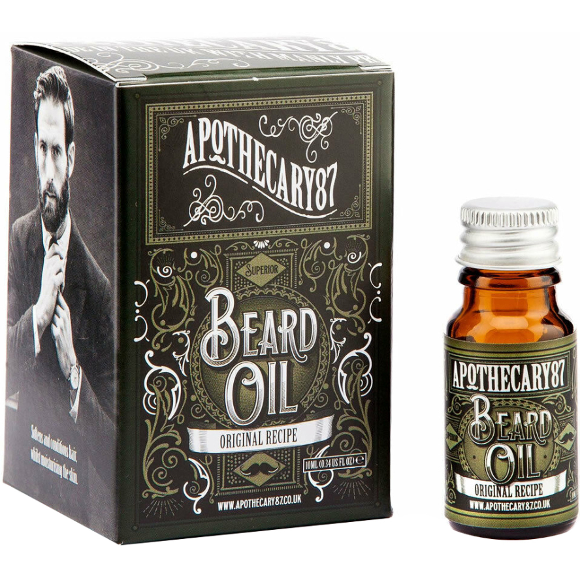 фото Масло для бороды apothecary 87 original recipe beard oil 10 мл