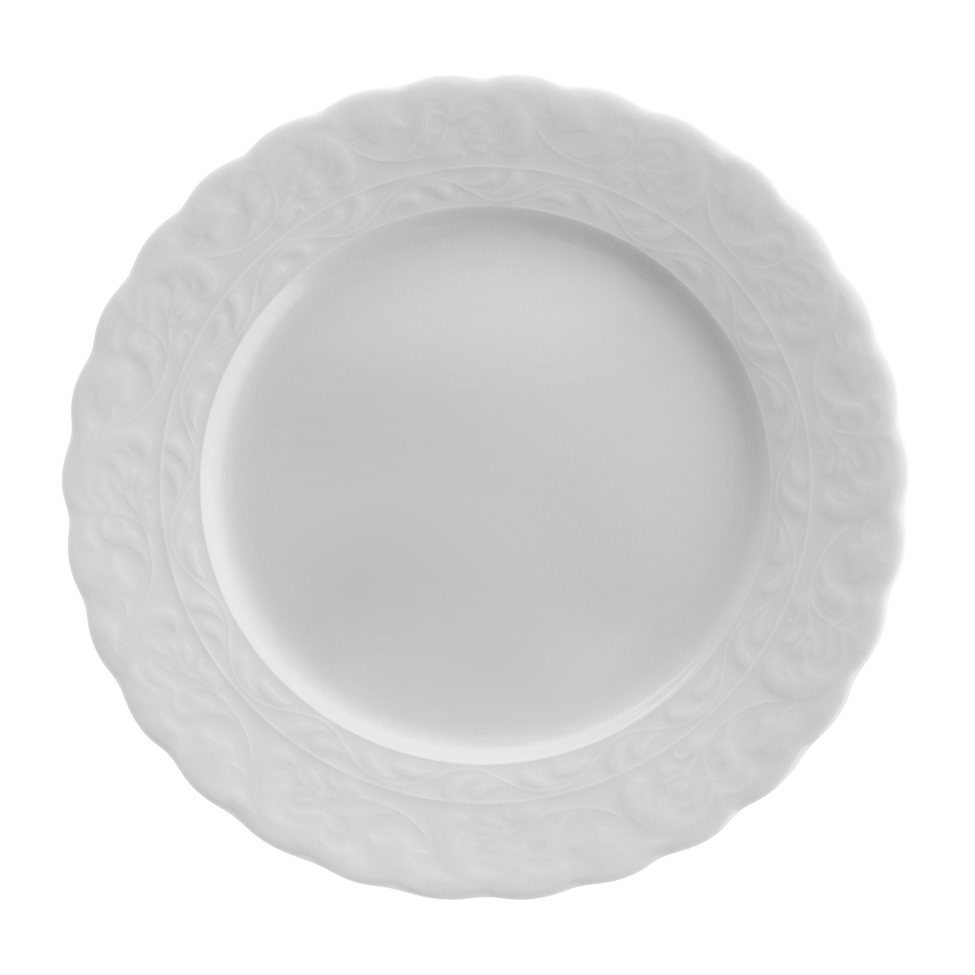 Тарелка Kutahya Porselen Basak 25 см, цвет белый - фото 1