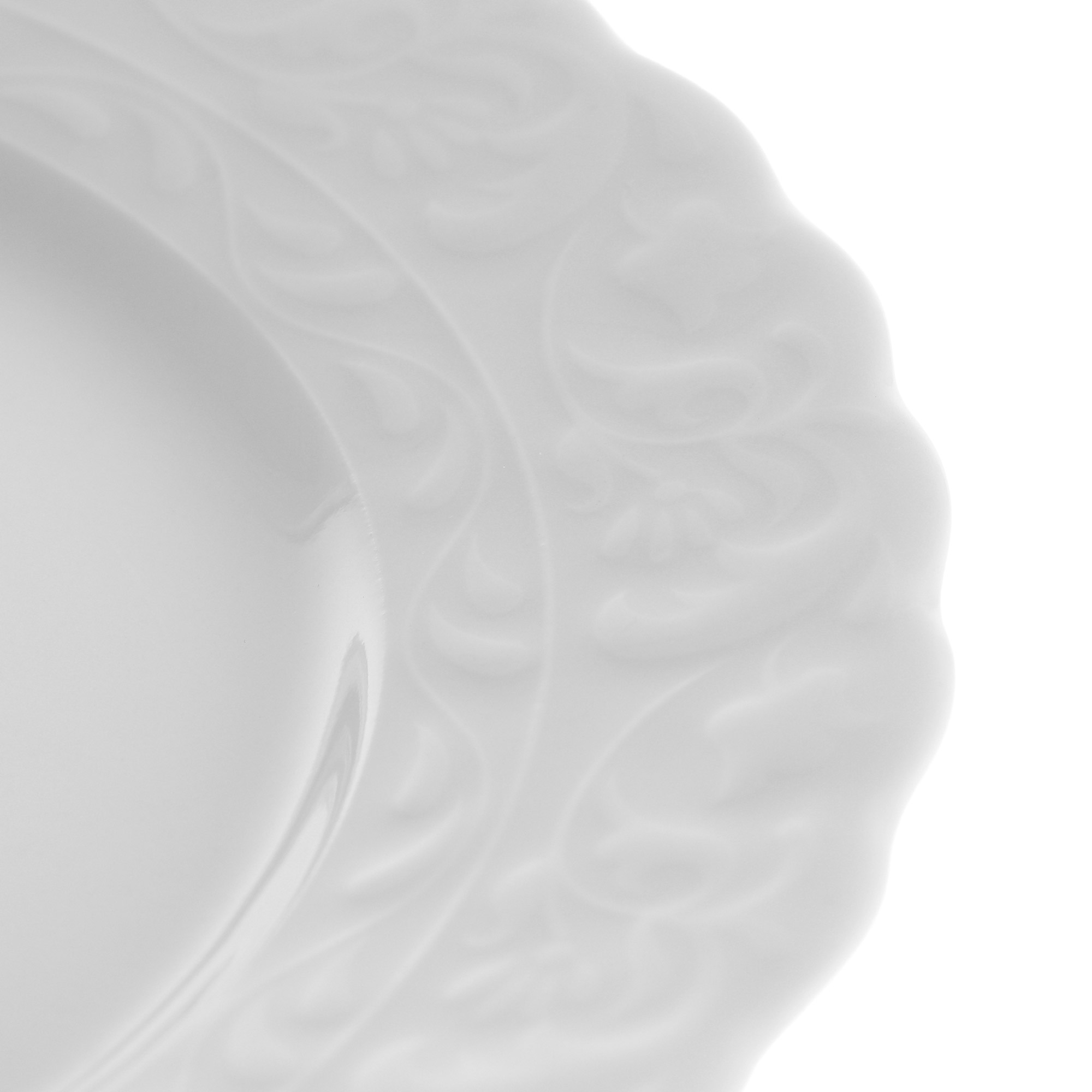 Тарелка Kutahya Porselen Basak 25 см, цвет белый - фото 2