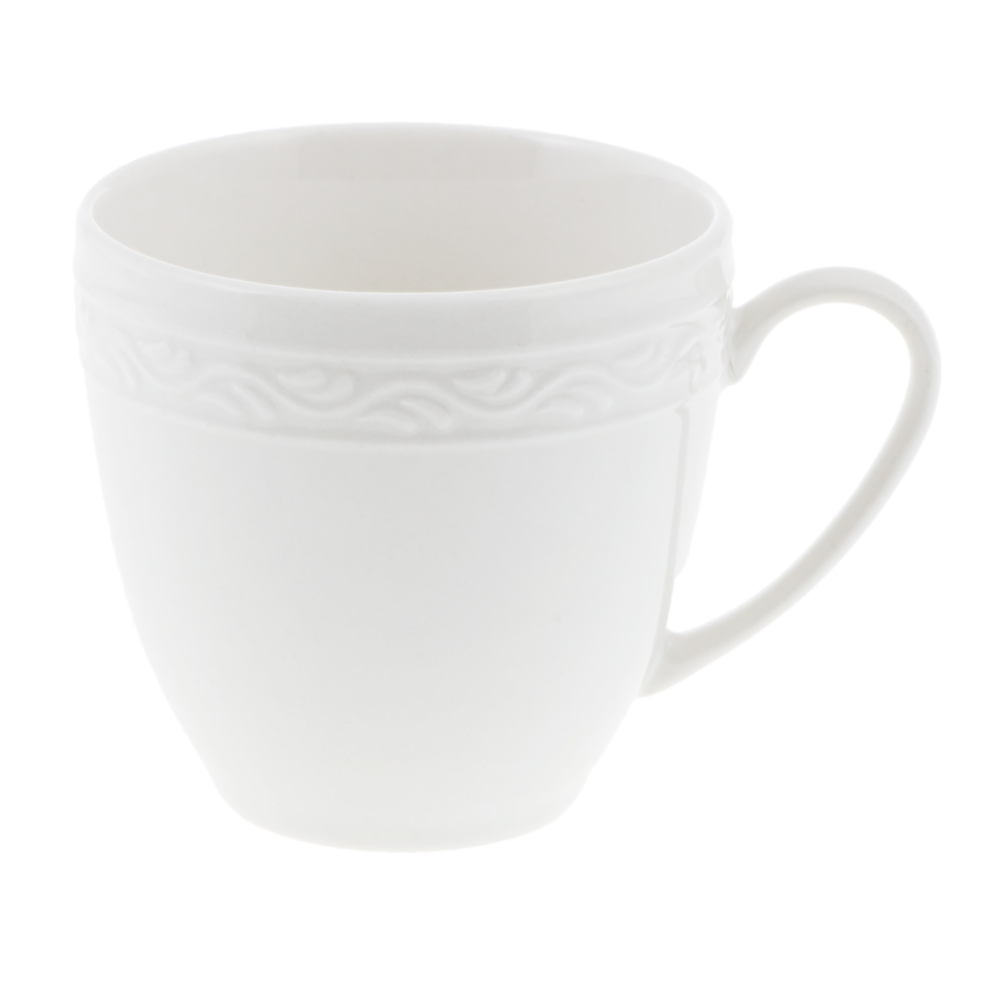 Чашка с блюдцем кофейная 100 мл Kutahya porselen Basak недекорированная - фото 5