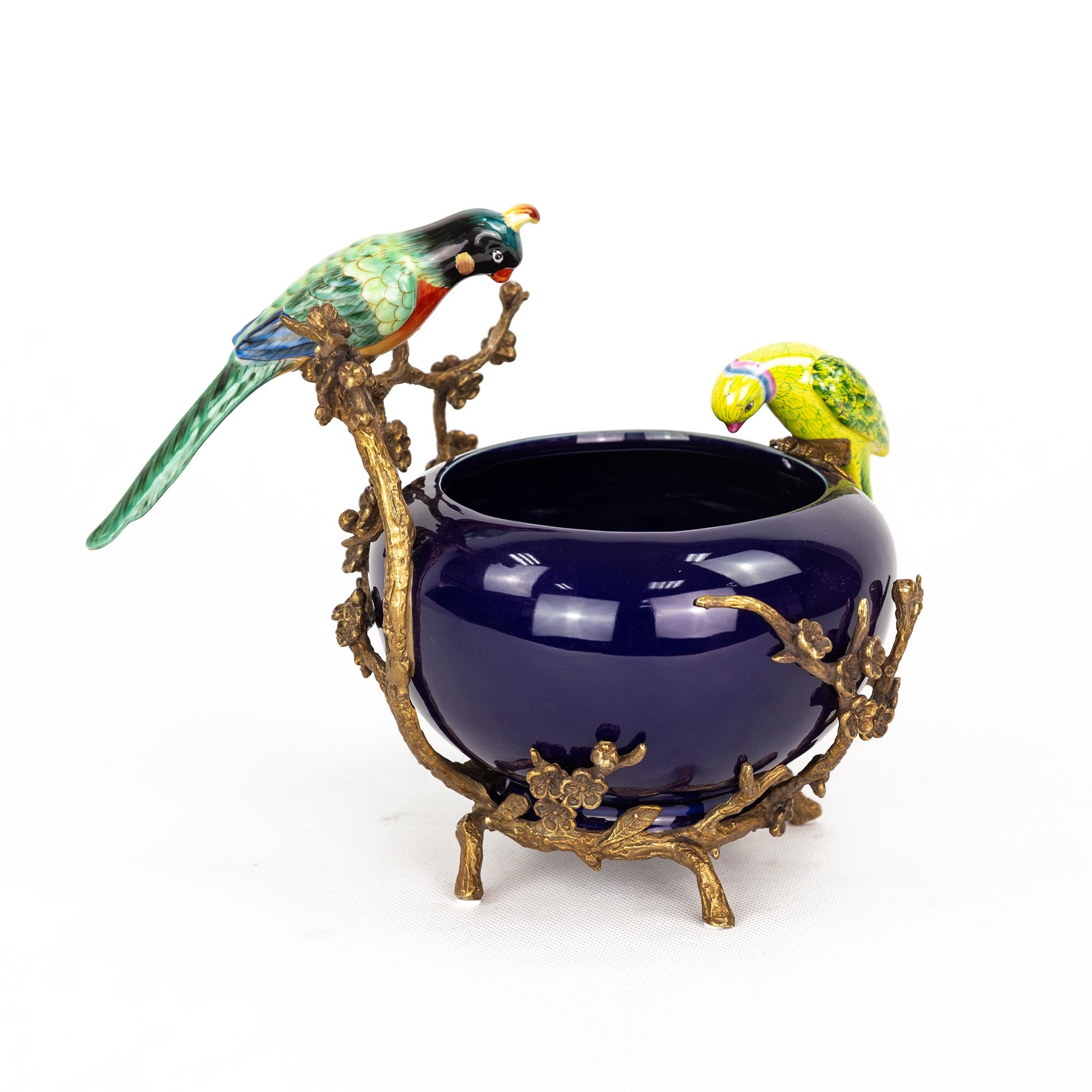Чаша фарфоровая с птицами 30х22х23 см Wah luen handicraft