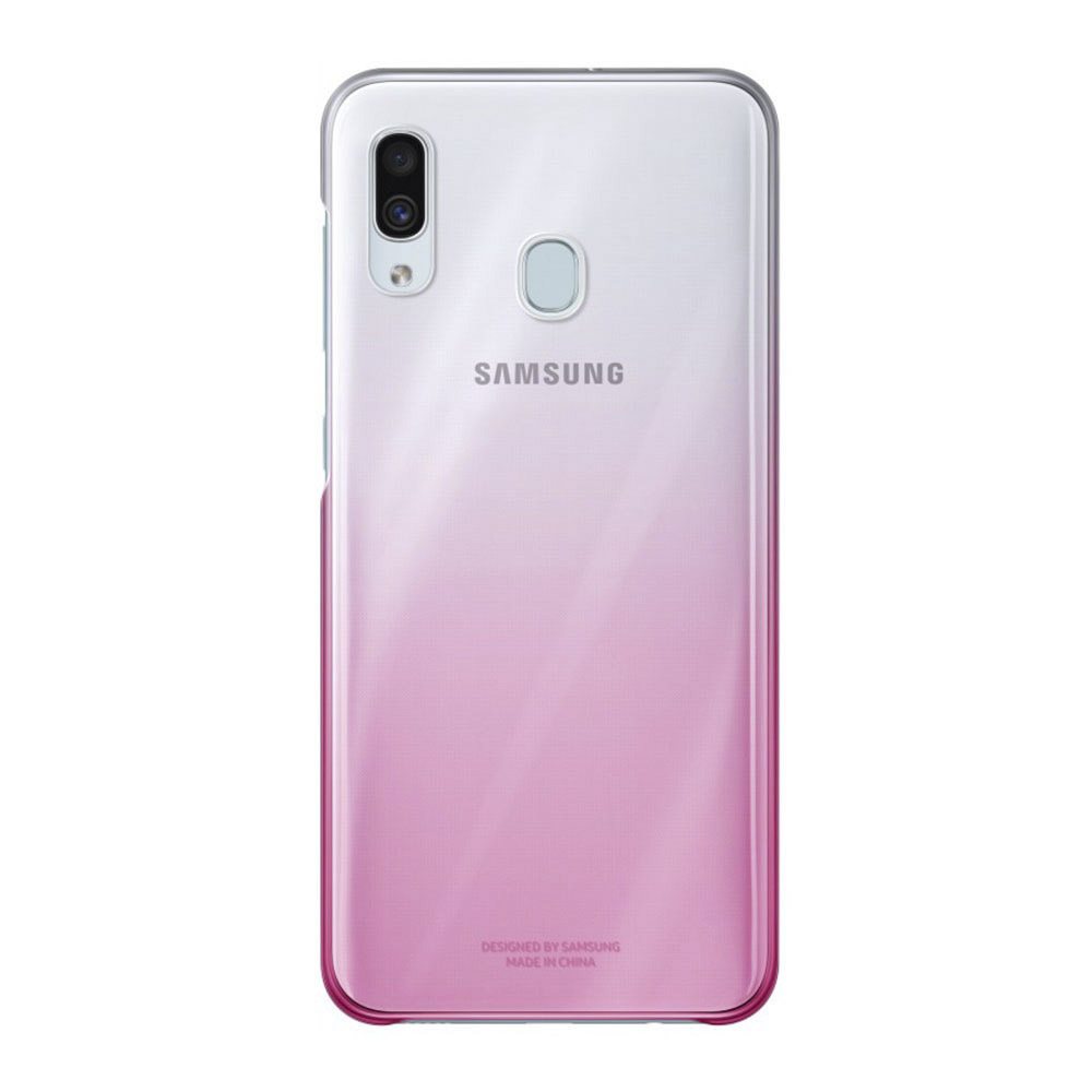 Чехол Gradation Cover для Samsung A30 (A305), розовый Galaxy A30 (A305) - фото 1