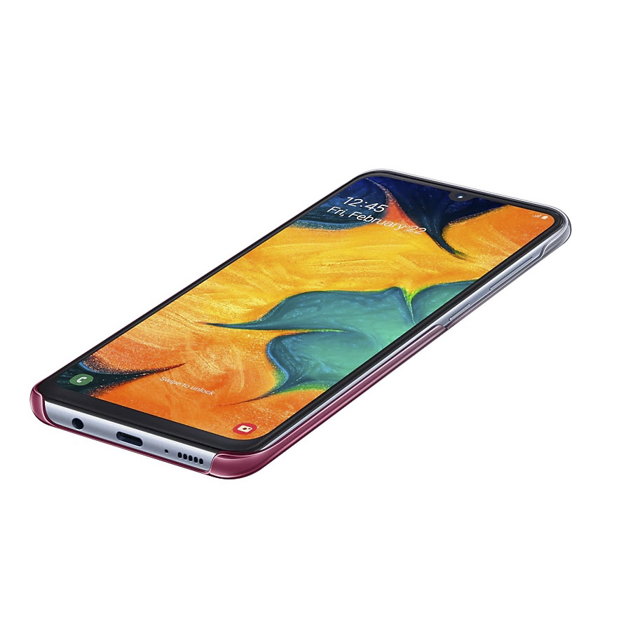 Чехол Gradation Cover для Samsung A30 (A305), розовый Galaxy A30 (A305) - фото 2