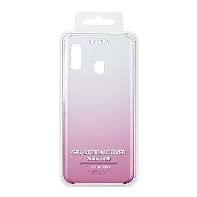 Чехол Gradation Cover для Samsung A30 (A305), розовый Galaxy A30 (A305) - фото 3