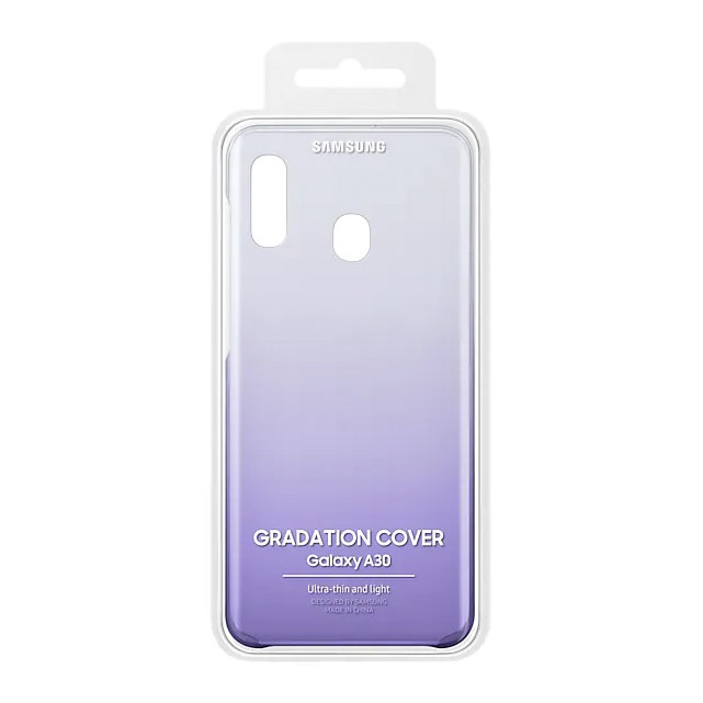 Чехол Gradation Cover для Samsung A30 (A305), фиолетовый, цвет прозрачный Galaxy A30 (A305) - фото 3