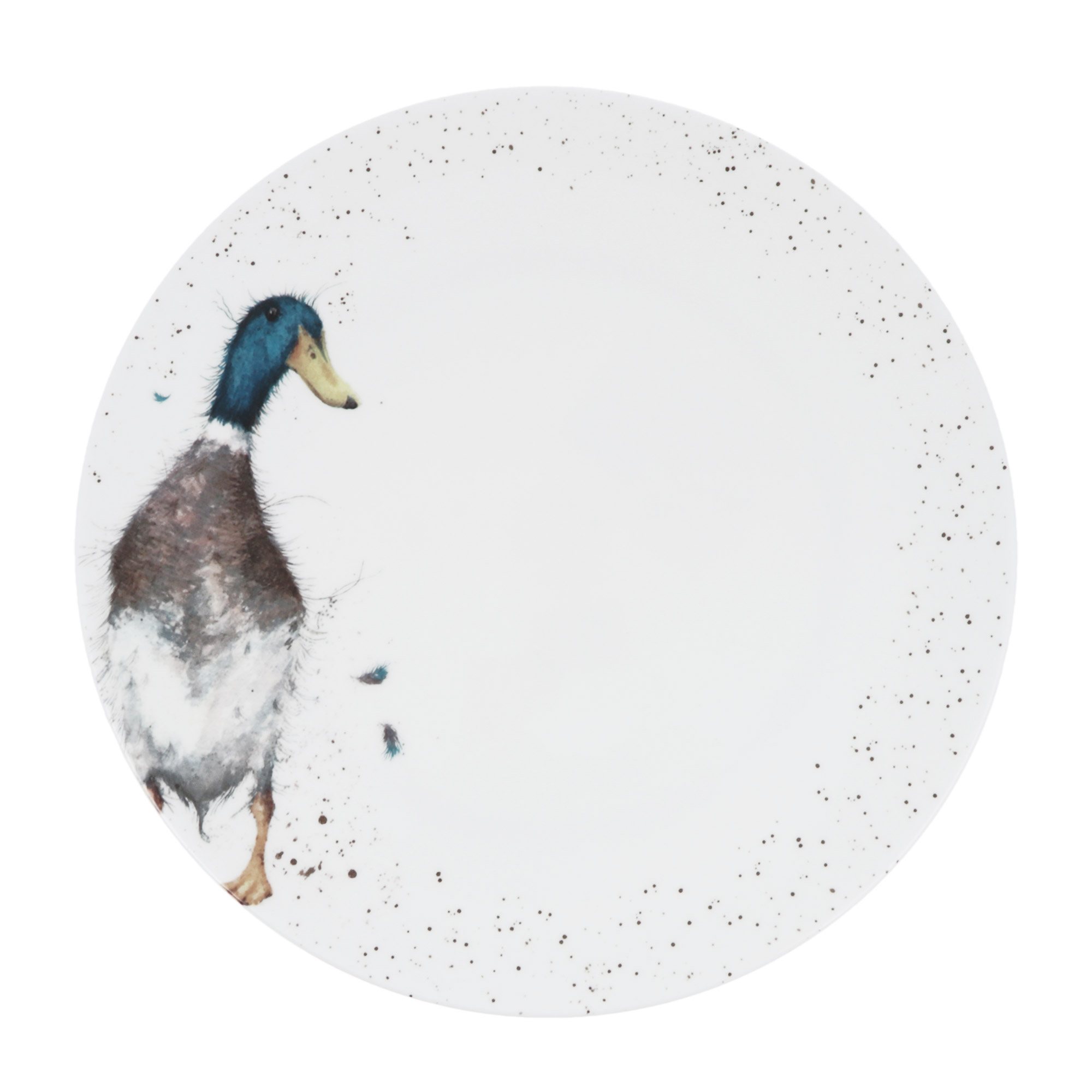 Тарелка обеденная Royal Worcester 27см забавная фауна утка