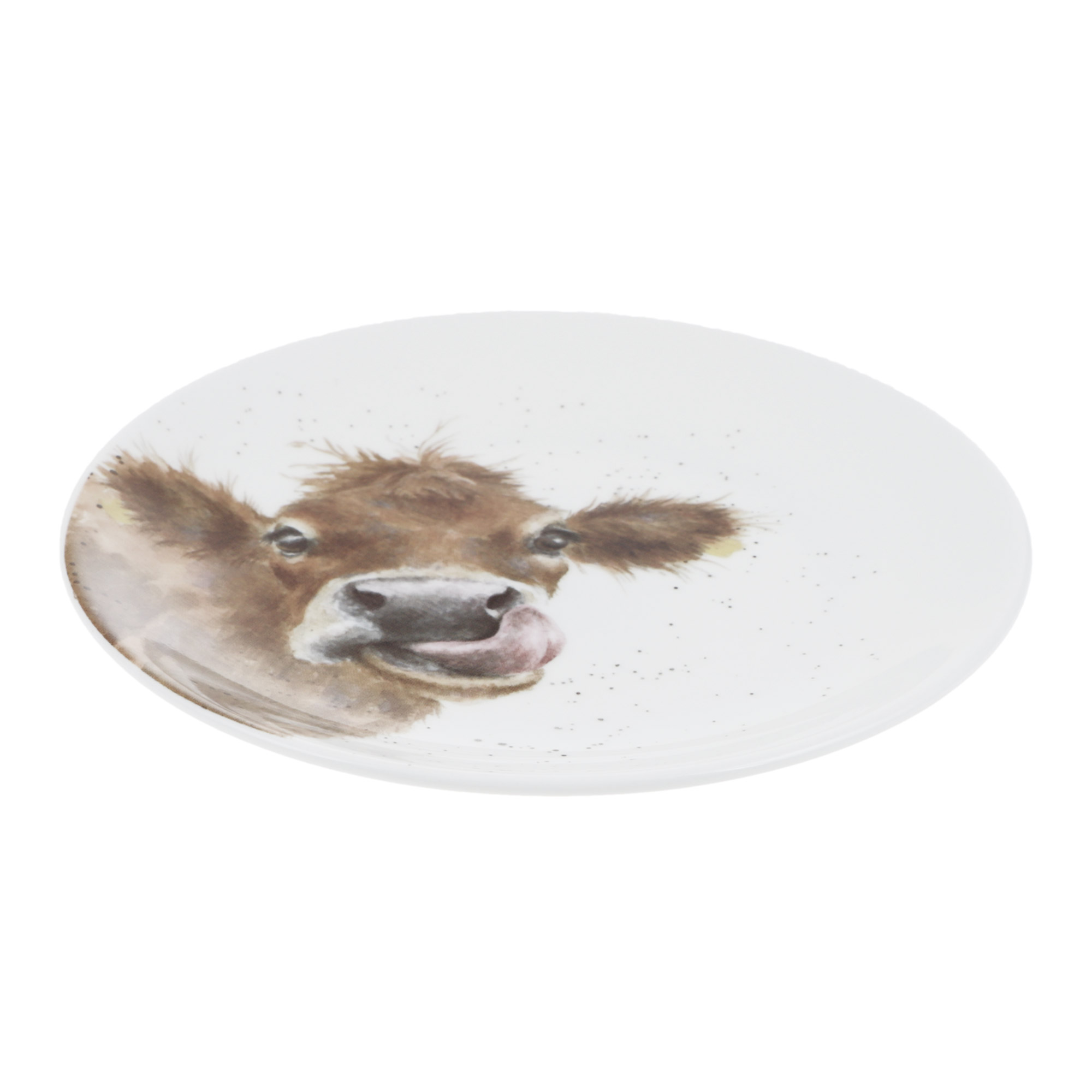 фото Тарелка десертная 16,5см royal worcester забавная фауна корова