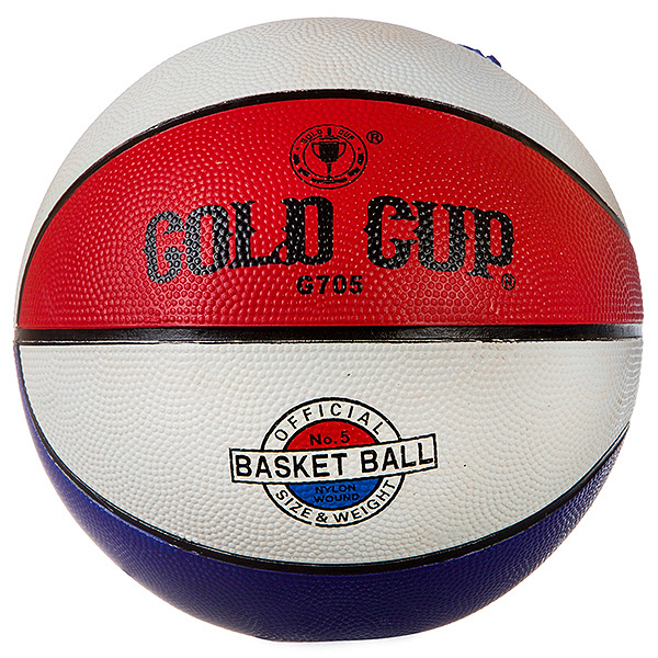 фото Мяч баскетбольный, №5 резин., цветной gratwest
