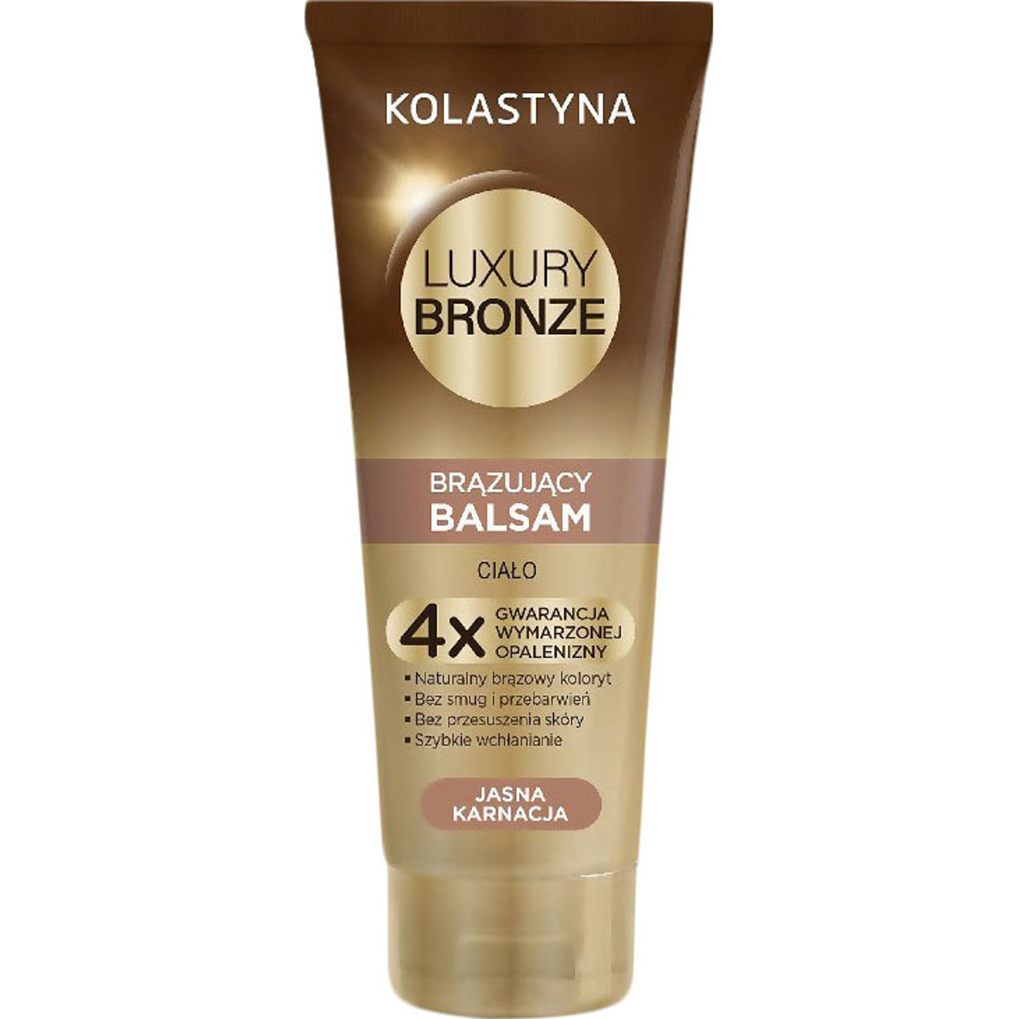 фото Бальзам для тела с эффектом загара kolastyna luxury bronze для светлой кожи 200 мл