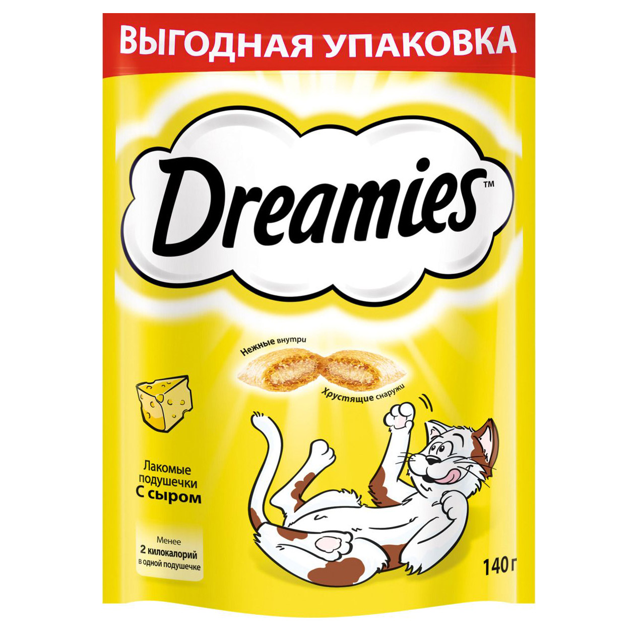 фото Лакомство для кошек dreamies с сыром 140 г