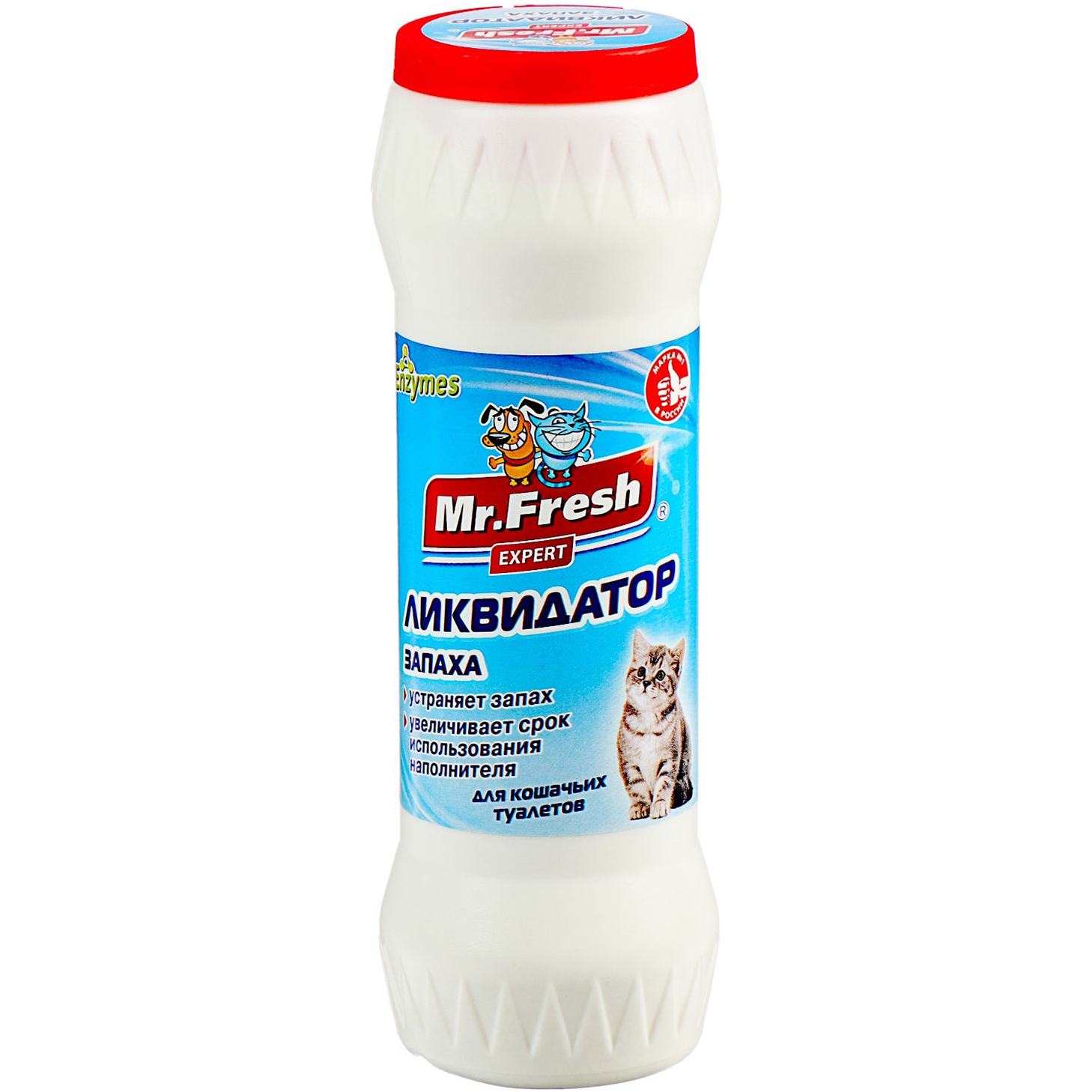 Ликвидатор запаха Mr.Fresh 2 в 1 Для кошачьих туалетов 500 мл - фото 1