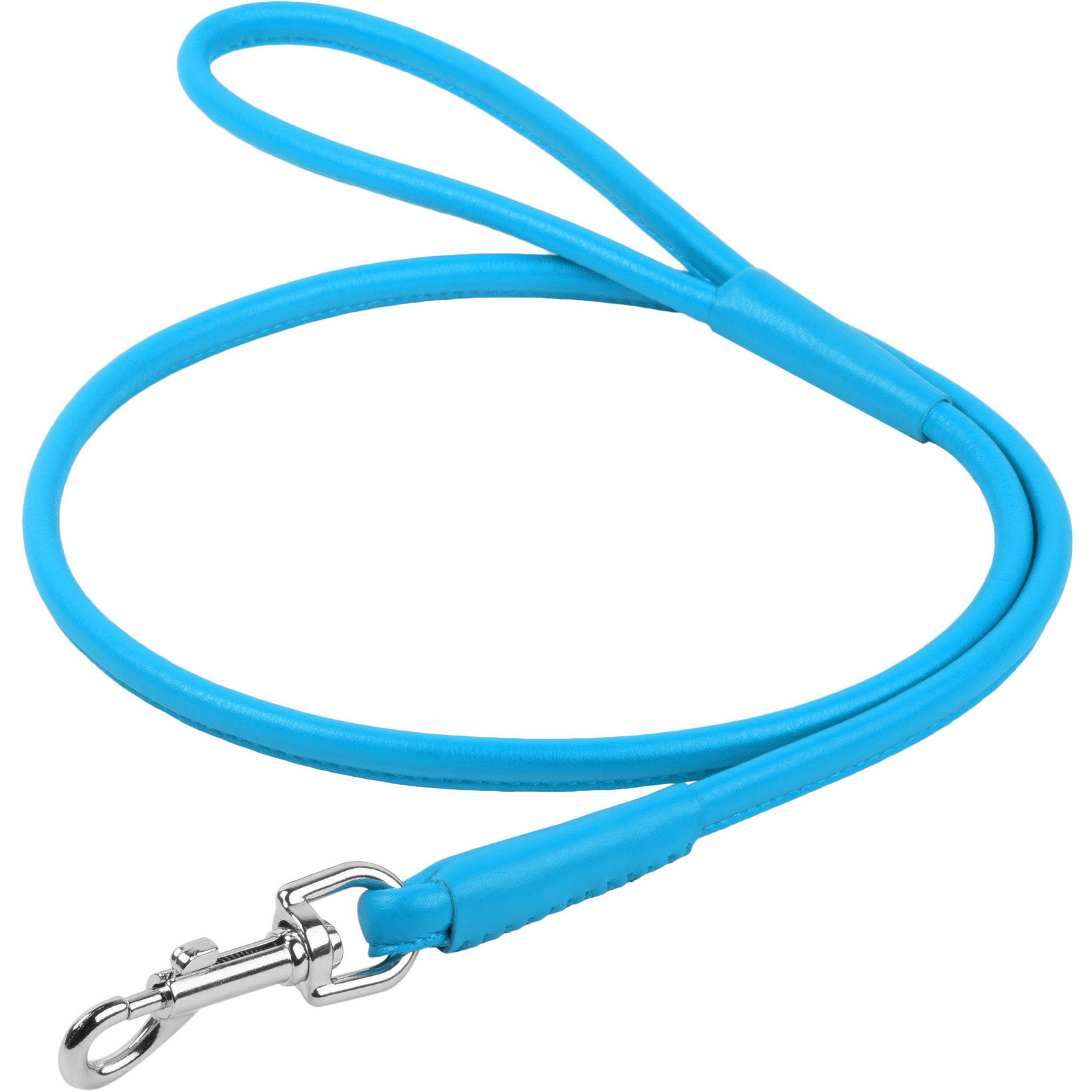 фото Поводок для собак collar glamour круглый 8 мм 122 см синий