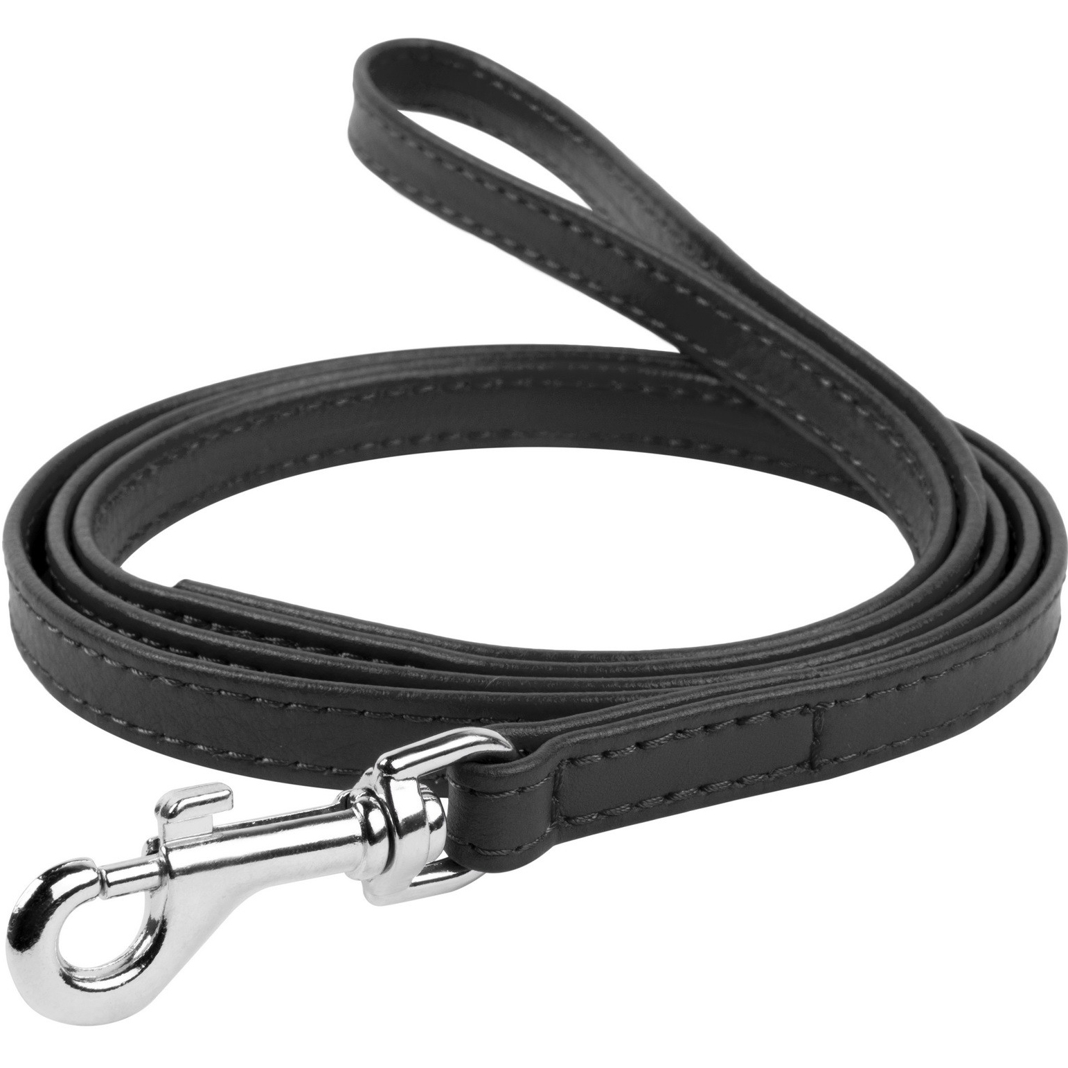 фото Поводок для собак collar waudog 12 мм 122 см черный