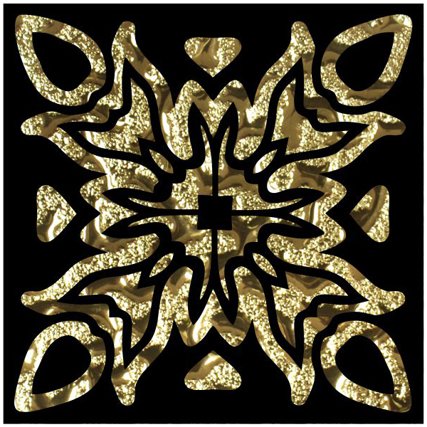 фото Декор роскошная мозаика гламур золото 8x8 см