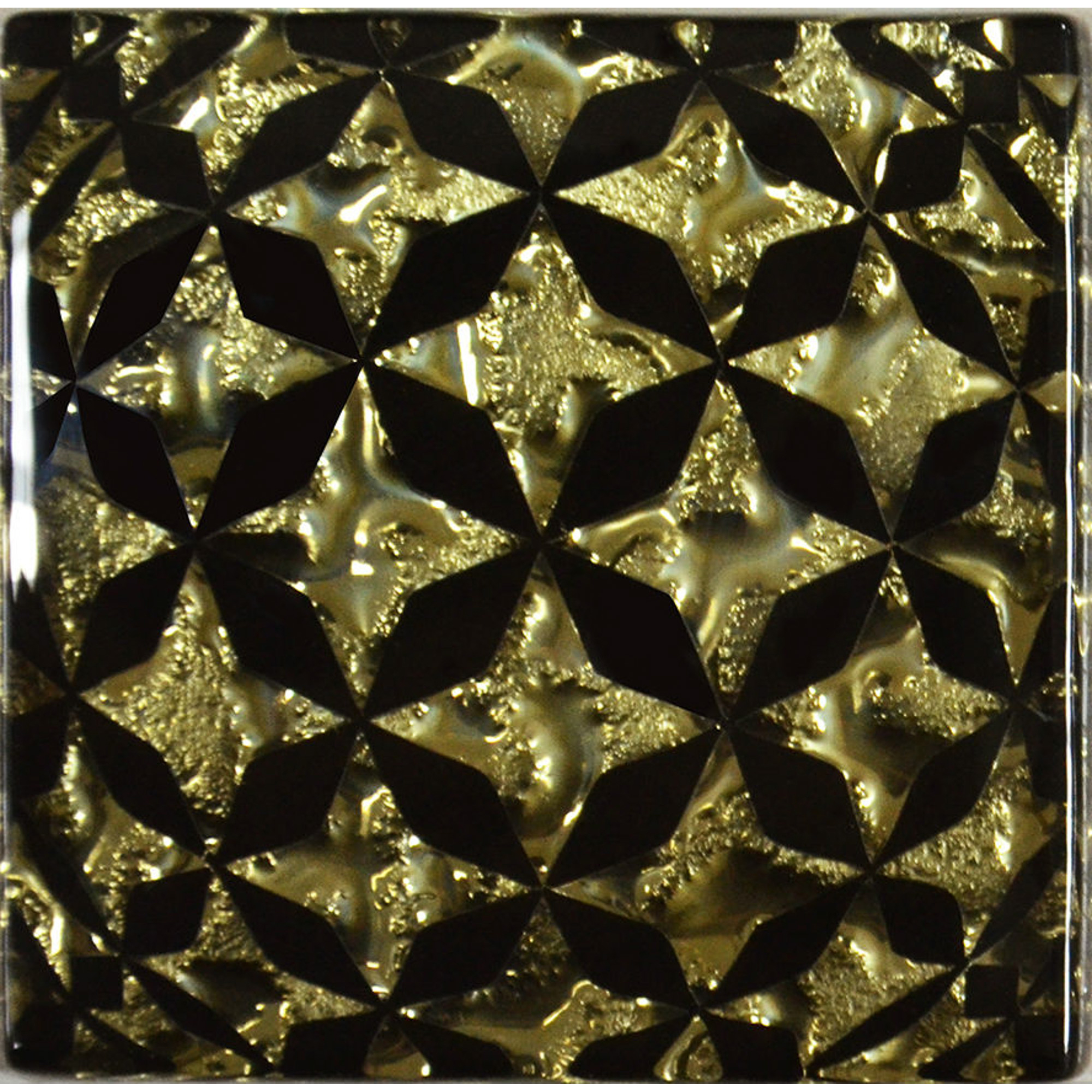 фото Декор роскошная мозаика сфера золото 6,6x6,6 см