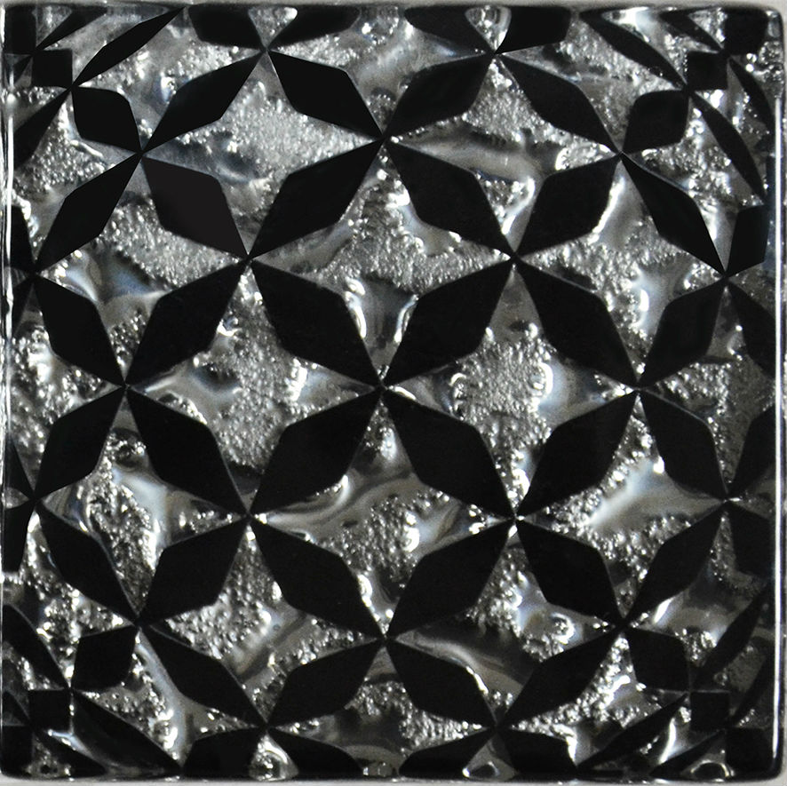 фото Декор роскошная мозаика сфера платина 6,6x6,6 см