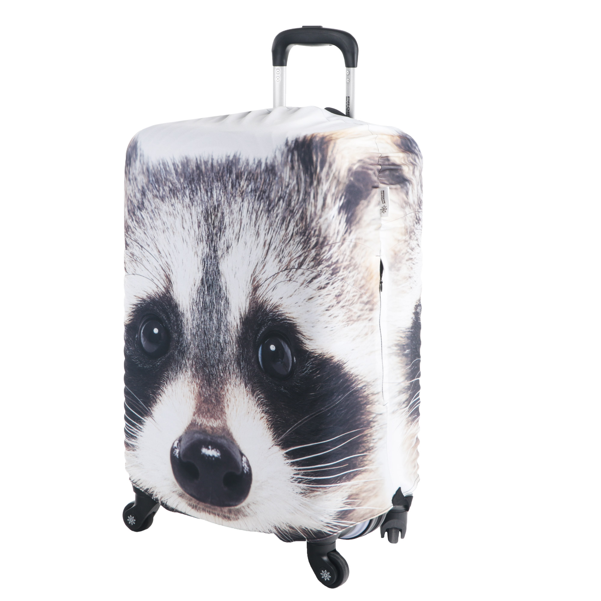 фото Чехол на чемодан proffi travel енот размер m