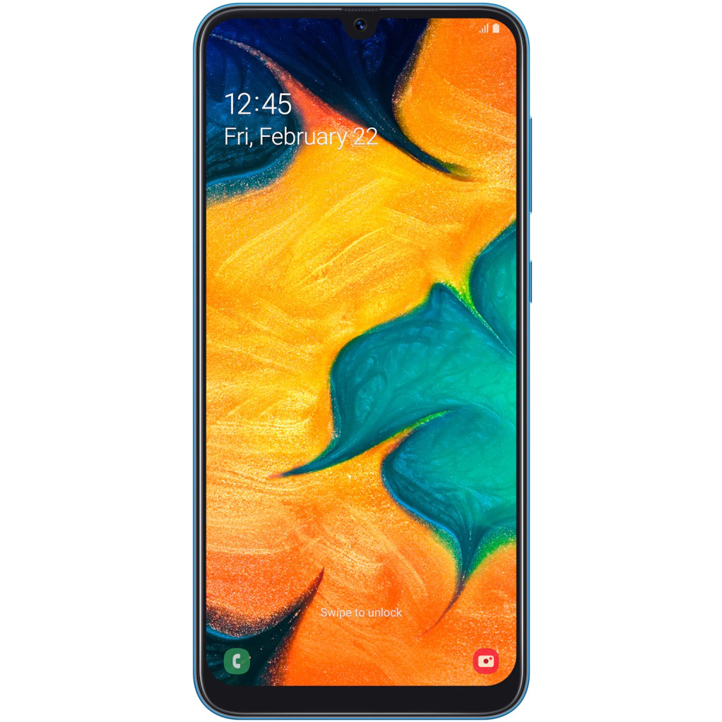 

Смартфон Samsung Galaxy A30 Blue, Синий