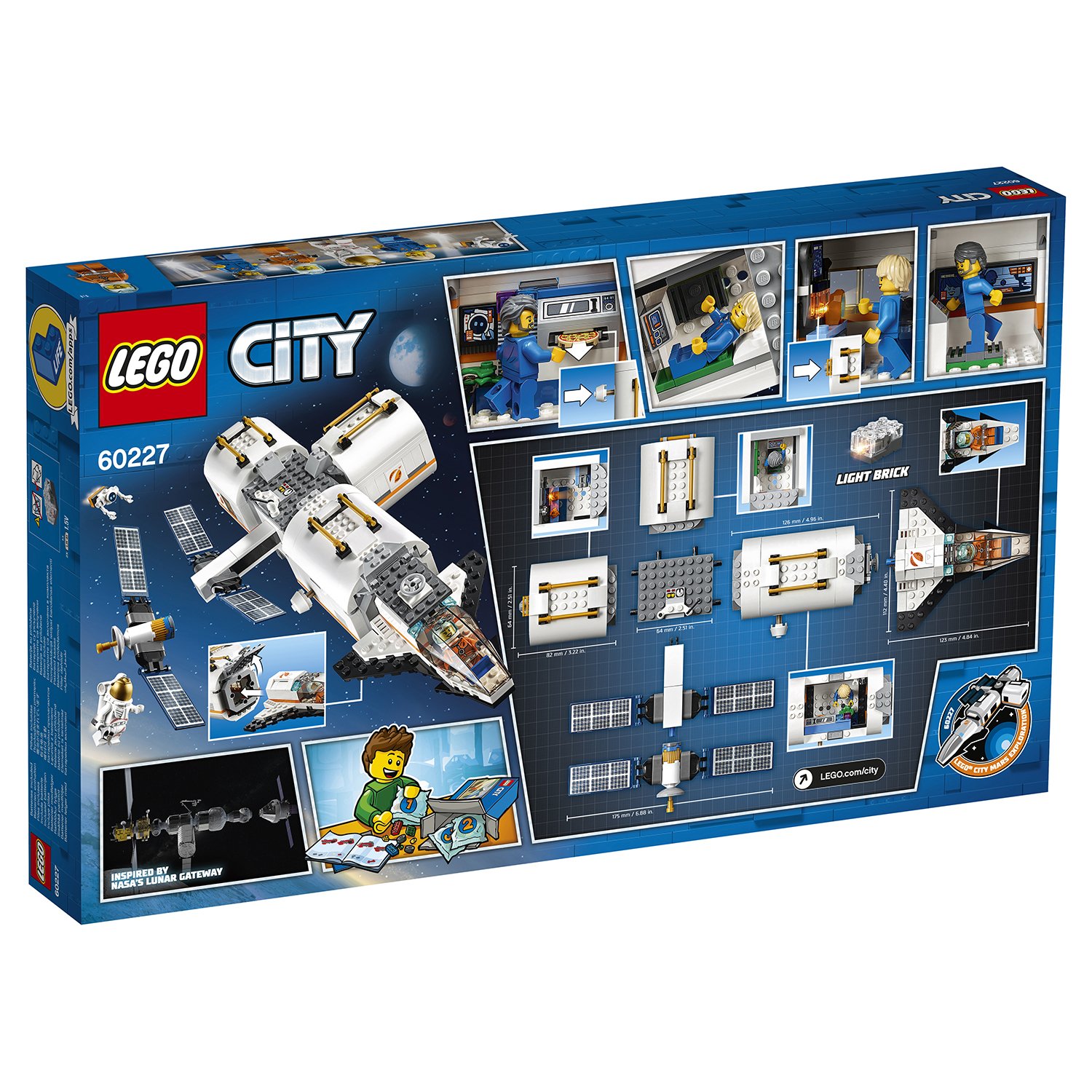 фото Конструктор lego city space port лунная космическая станция 60227