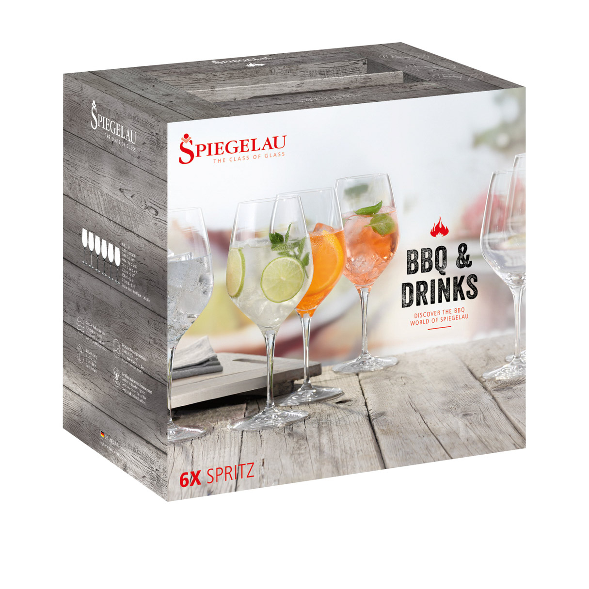 фото Набор бокалов spiegelau bbq drinks spritz 650 мл 6 шт