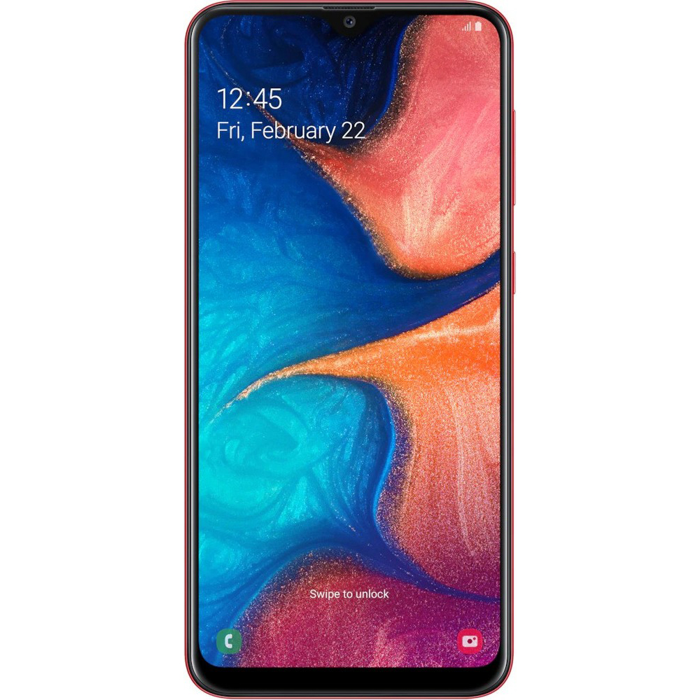 фото Смартфон samsung galaxy a20 2019 32gb красный