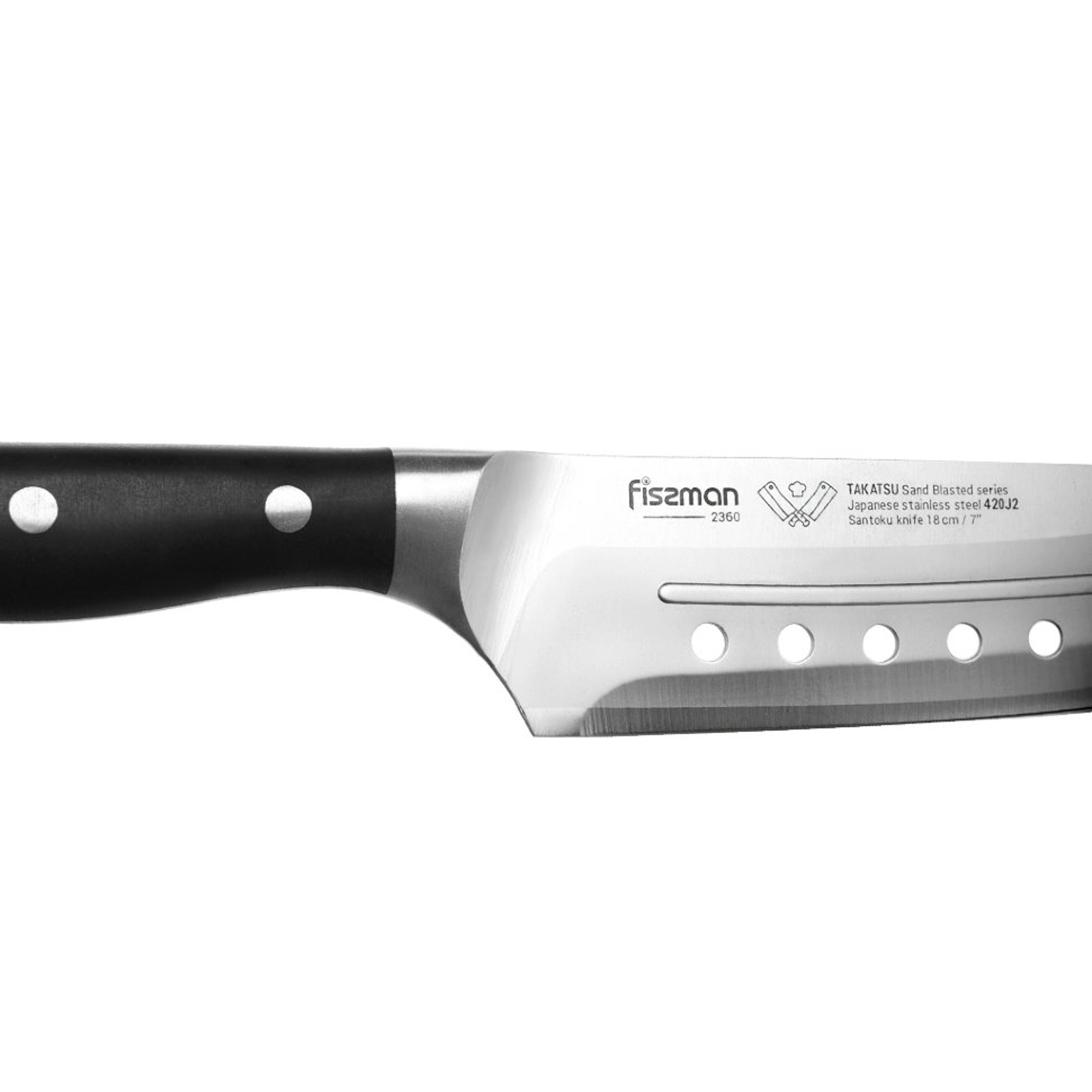 Нож сантоку Fissman takatsu 18 см - фото 2