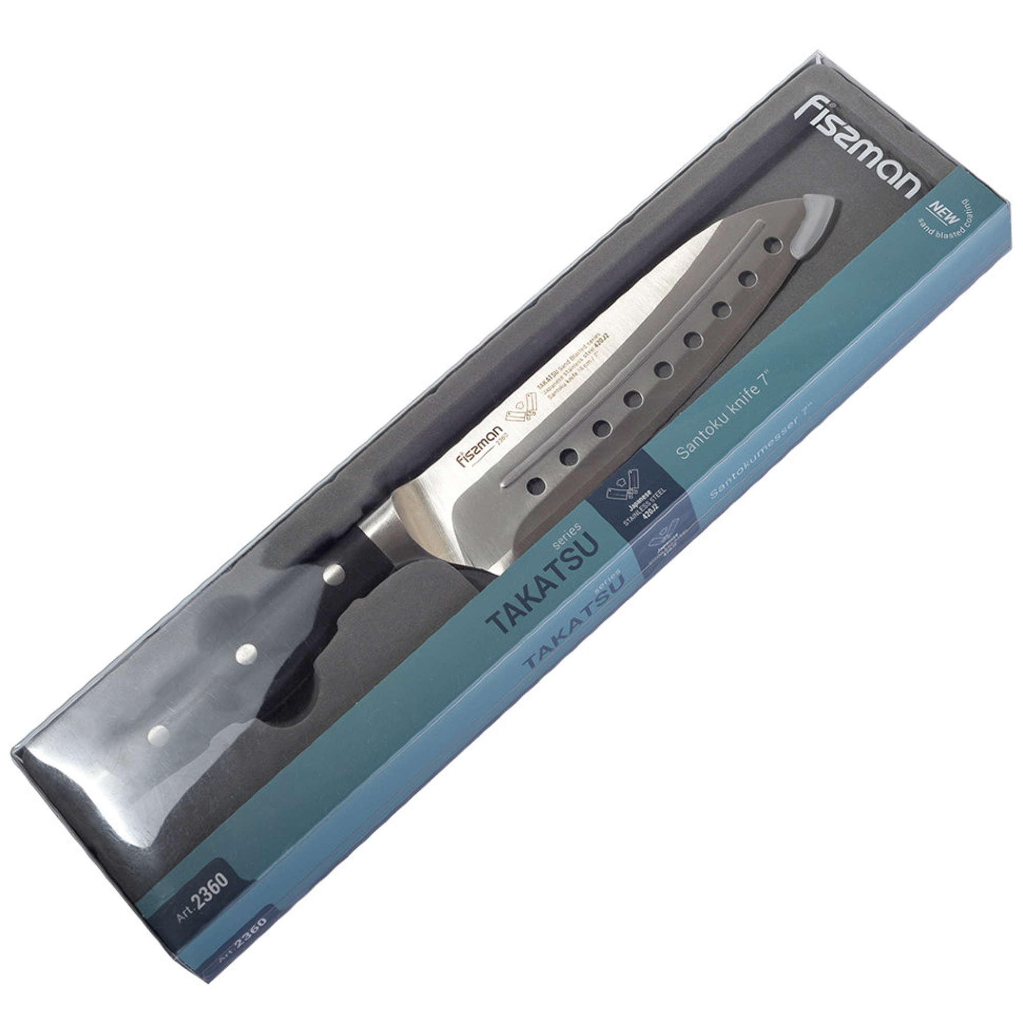 Нож сантоку Fissman takatsu 18 см - фото 3