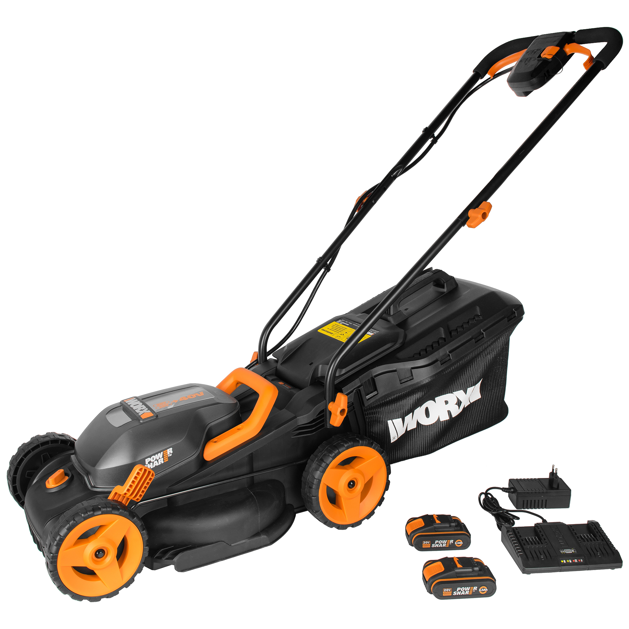 фото Газонокосилка аккумуляторная worx wg779e