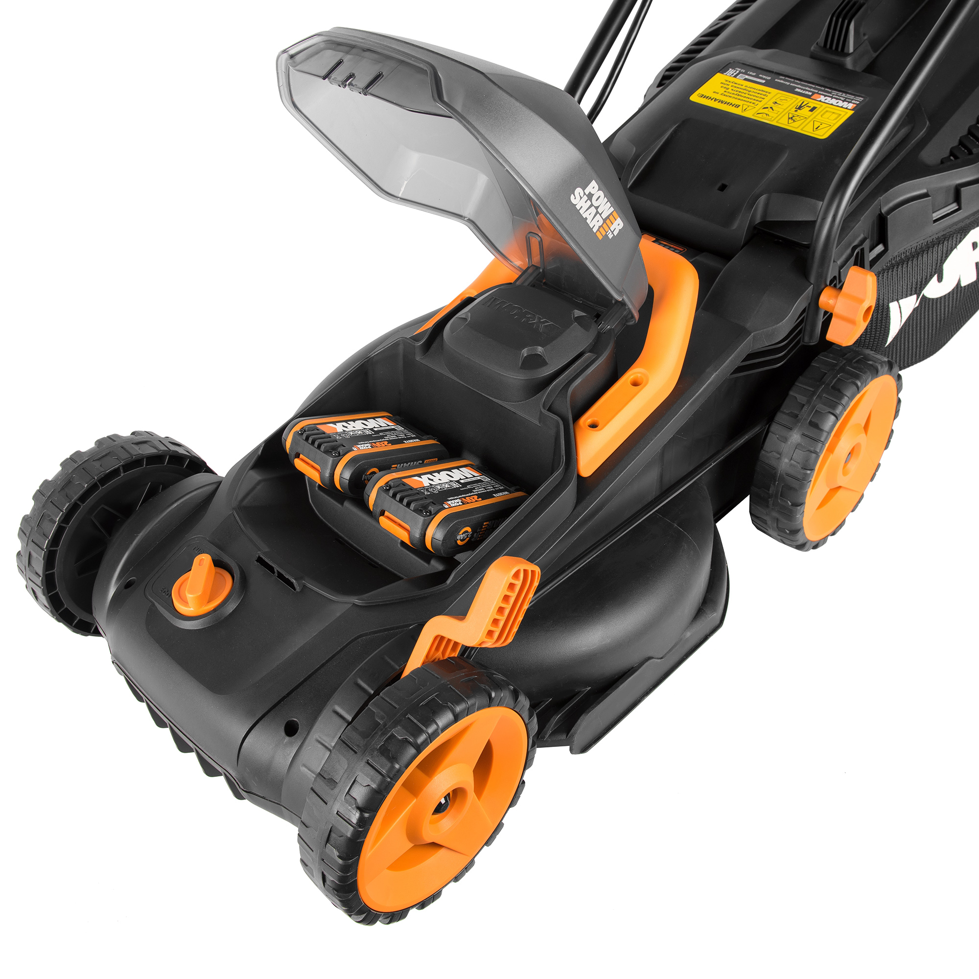 фото Газонокосилка аккумуляторная worx wg779e