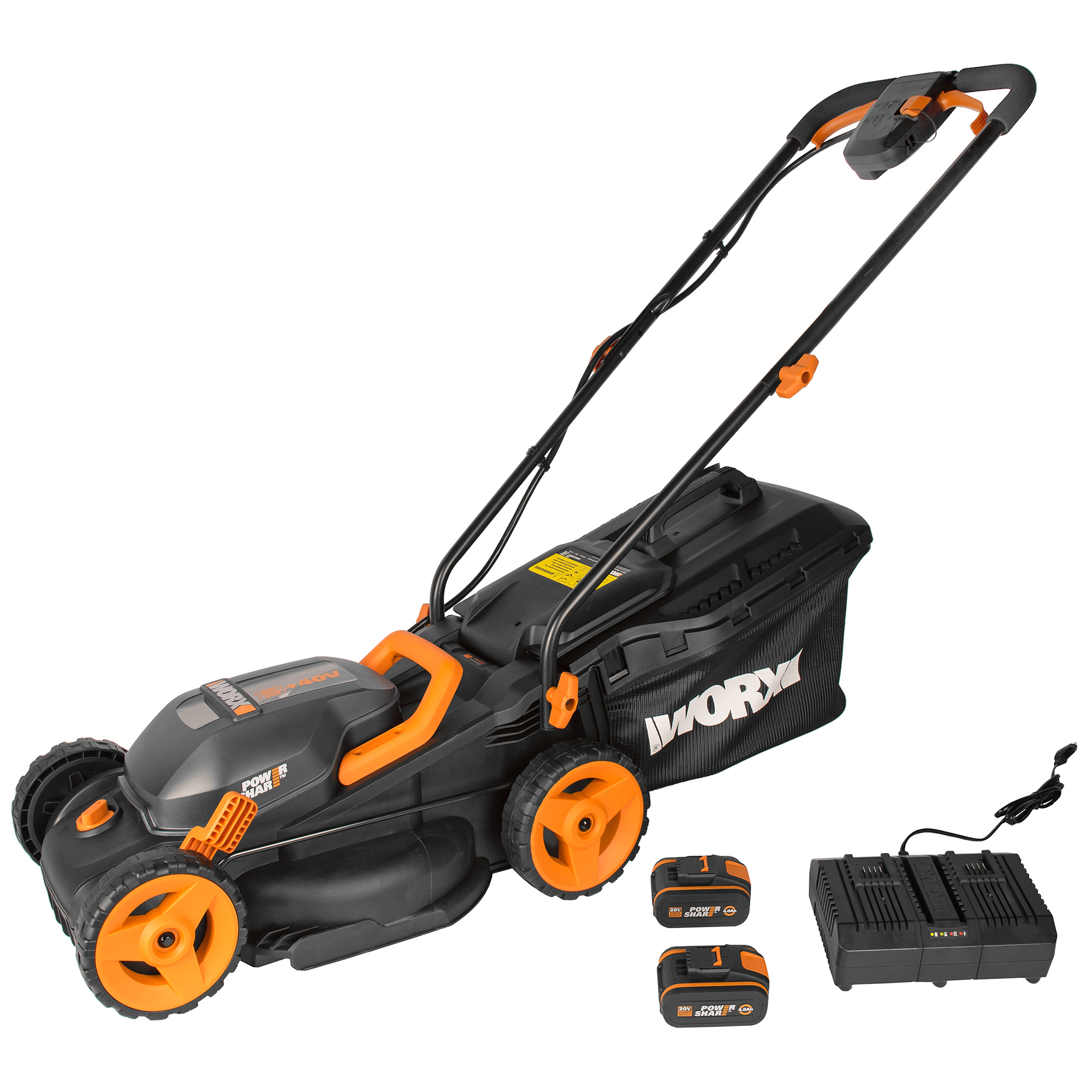 фото Газонокосилка аккумуляторная worx wg779e.1