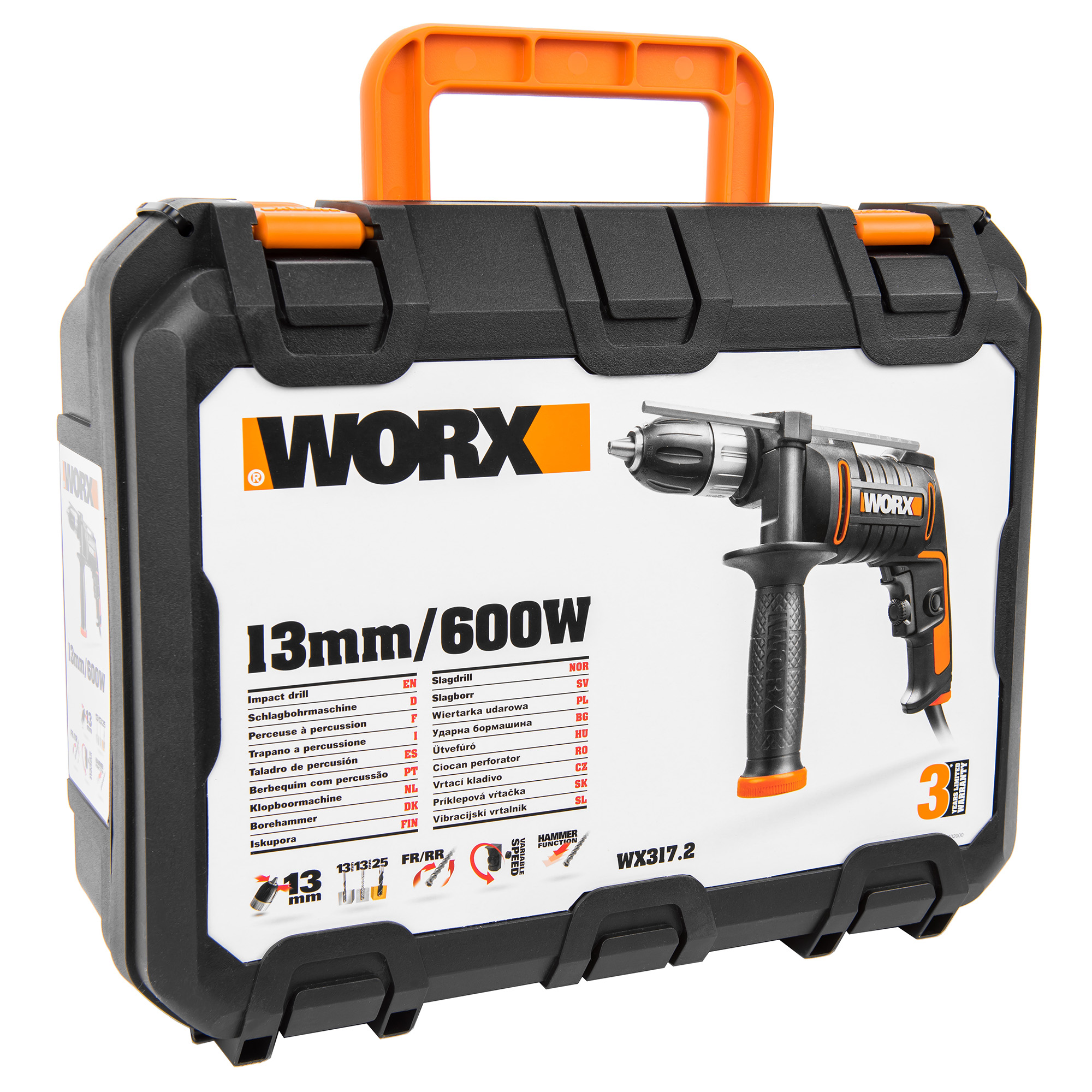 фото Ударная дрель worx wx317.2