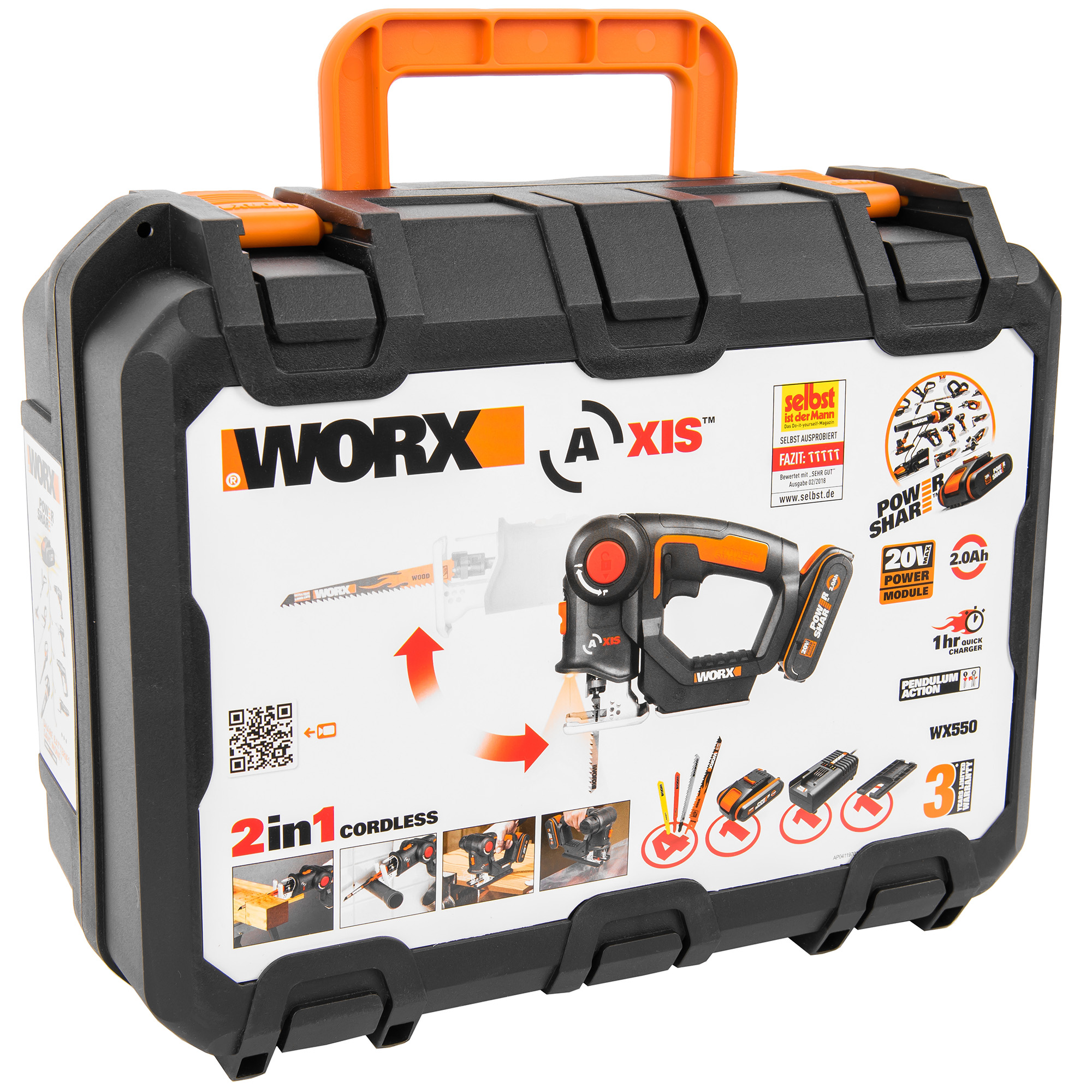 фото Лобзик аккумуляторный worx wx550