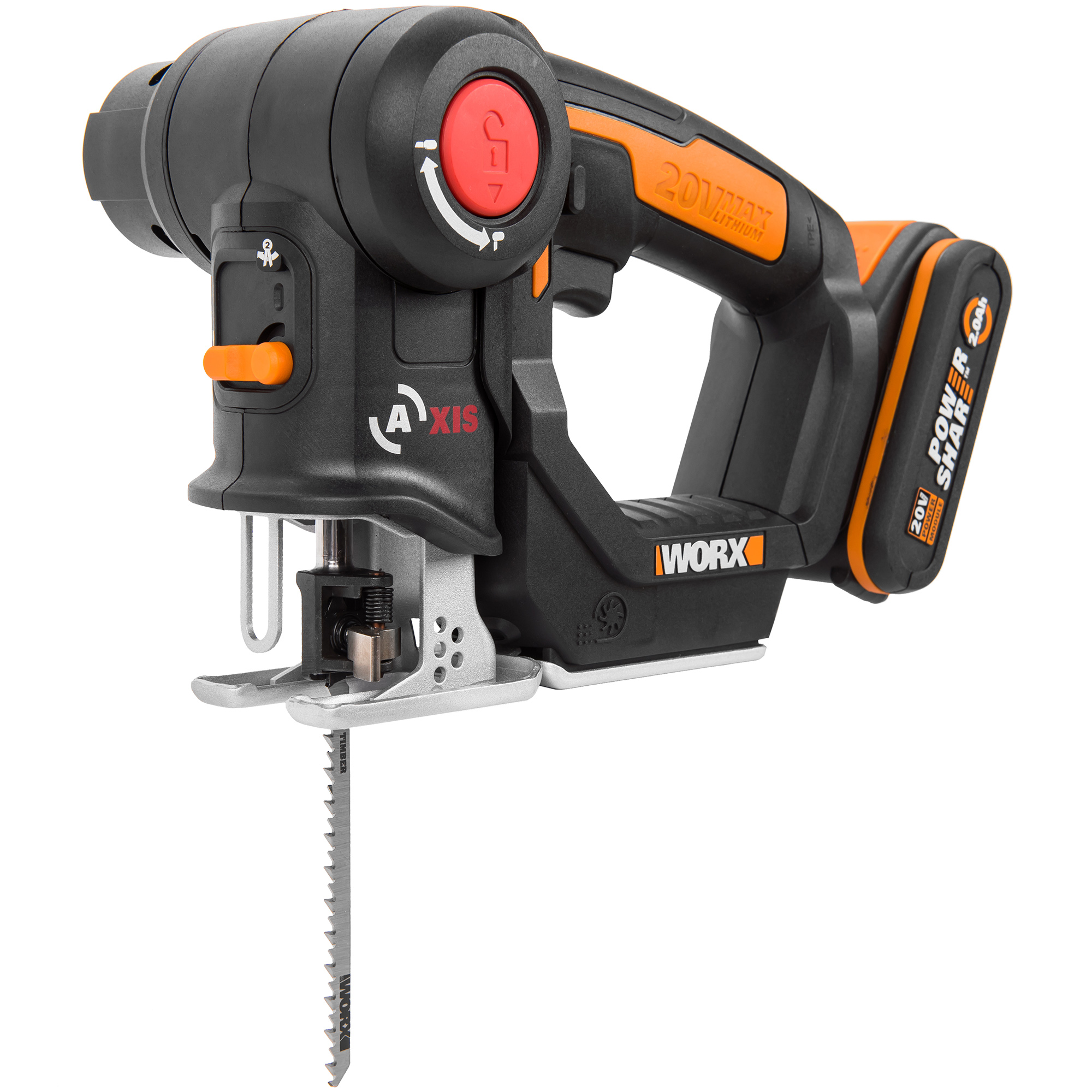 фото Лобзик аккумуляторный worx wx550