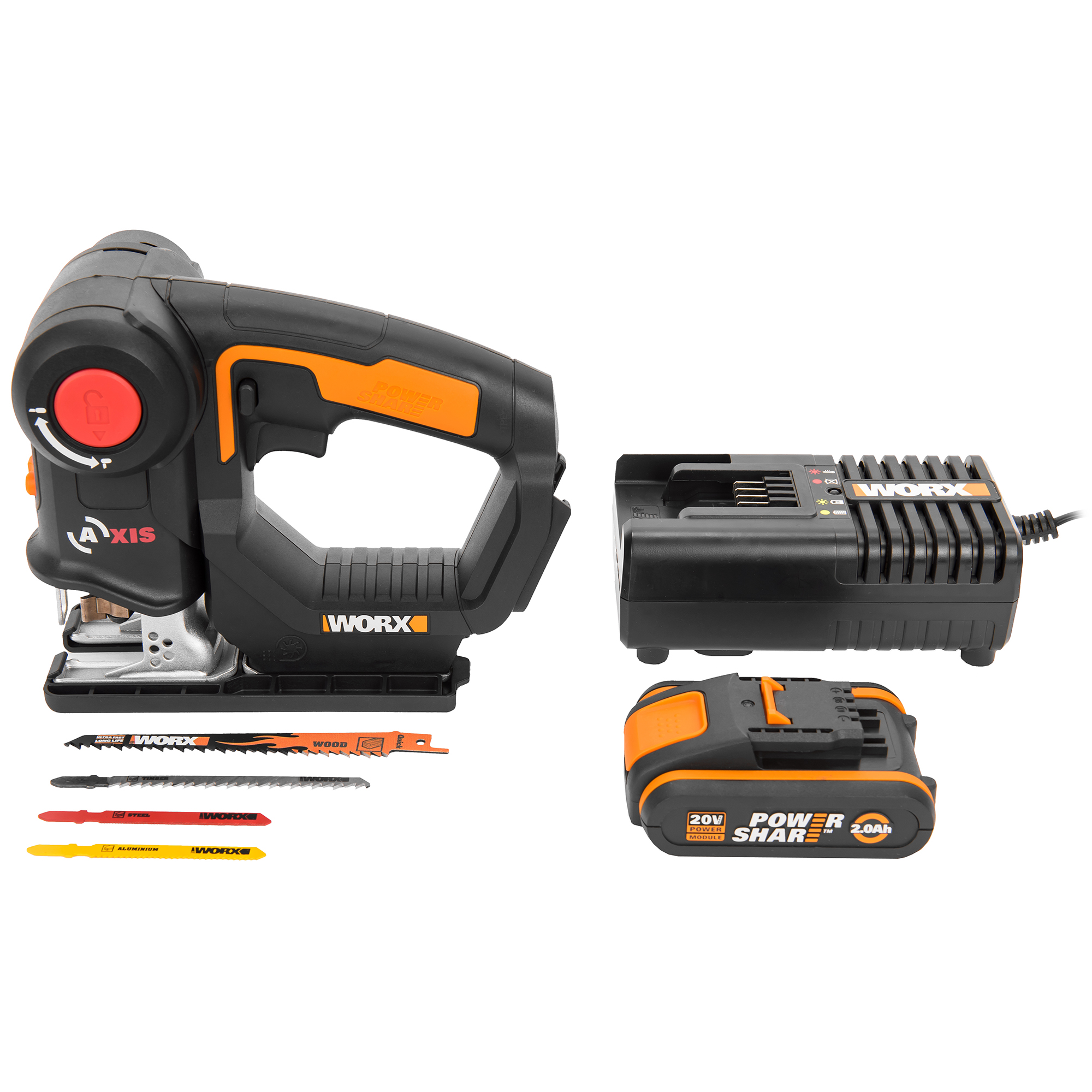 фото Лобзик аккумуляторный worx wx550