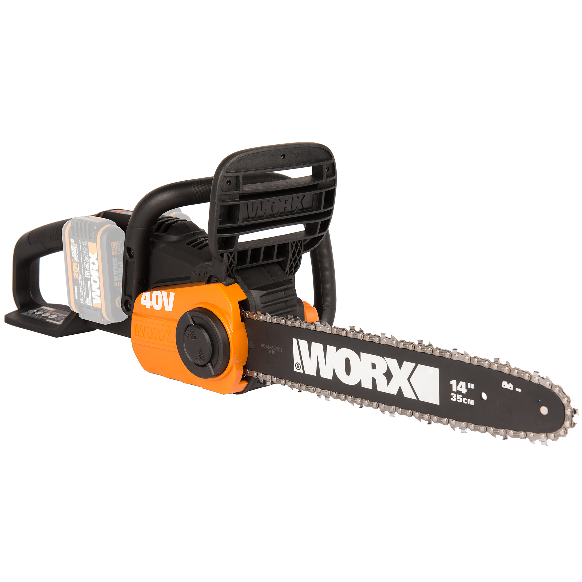 фото Пила цепная worx wg384e.9 без акб и зу