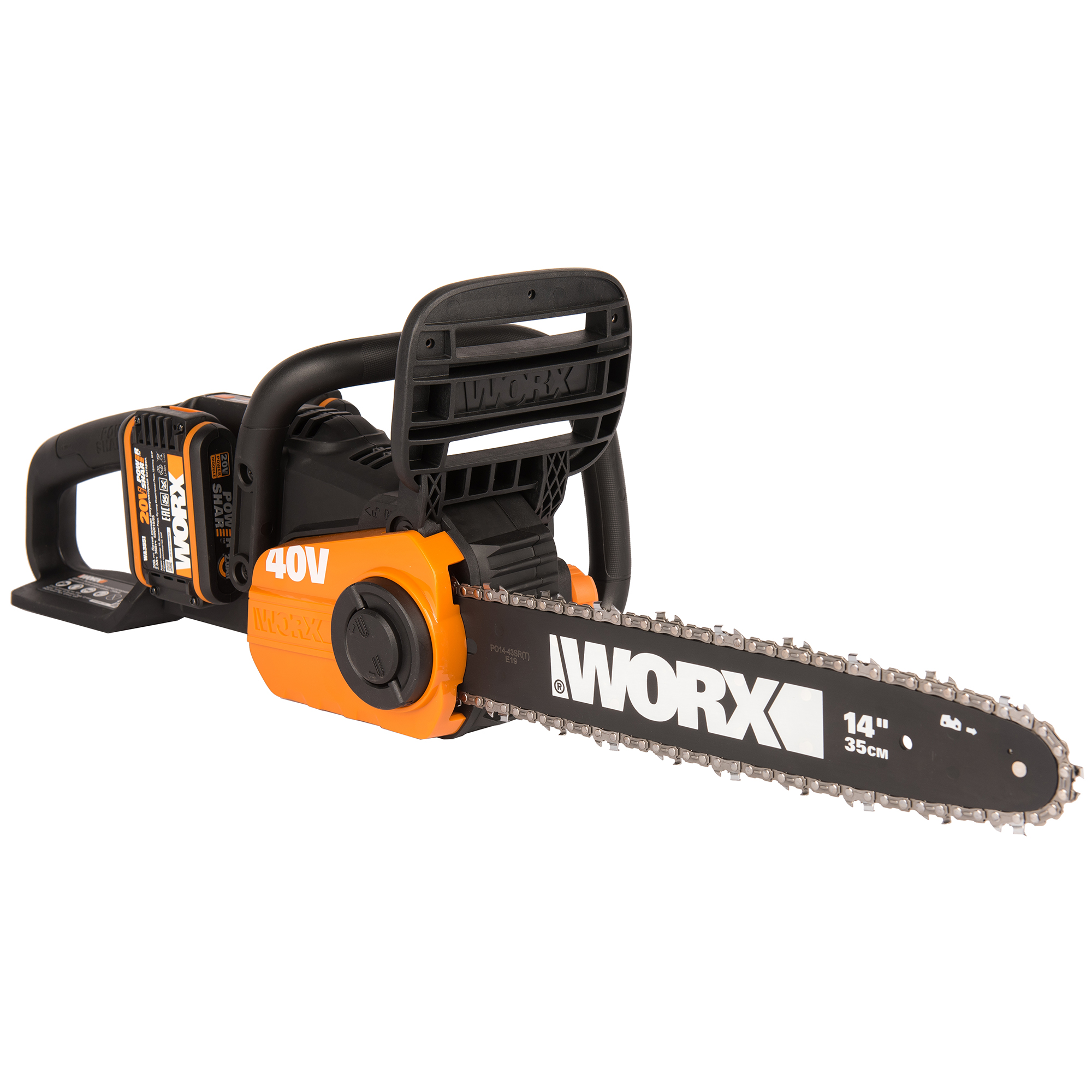 фото Пила цепная worx wg384e