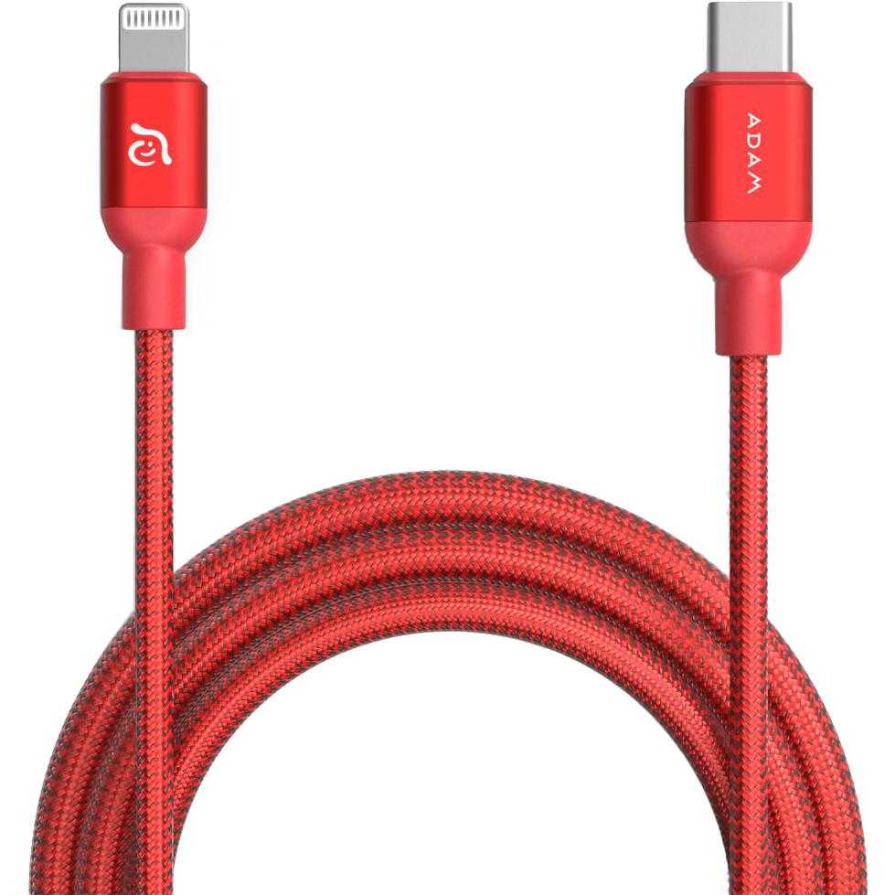 Кабель Adam Elements PeAk II USB-C - Lightning 1,2 м красный