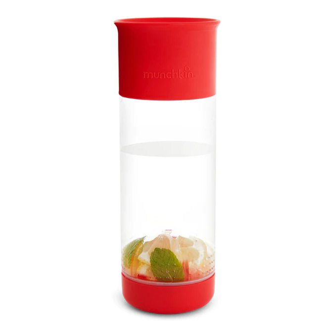 Бутылка Munchkin 360С с инфузером для фруктов 0,59 л, цвет красный - фото 3