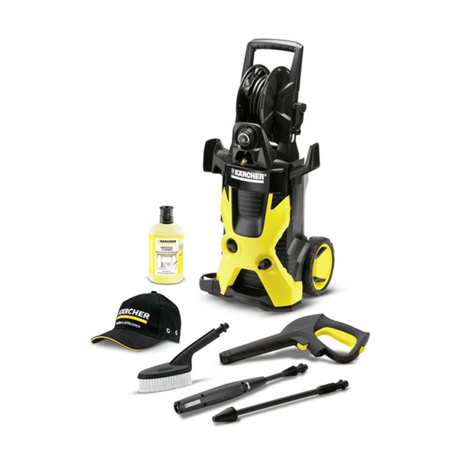 фото Мойка высокого давления karcher k5 + щетка и кепка kärcher