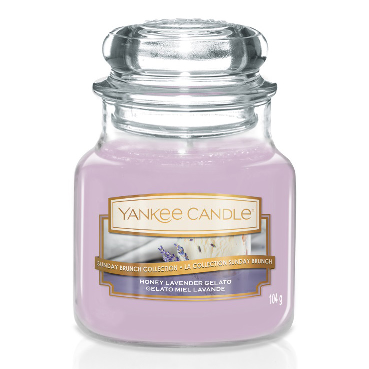 фото Аромасвеча yankee candle лавандовый джелато 8 см