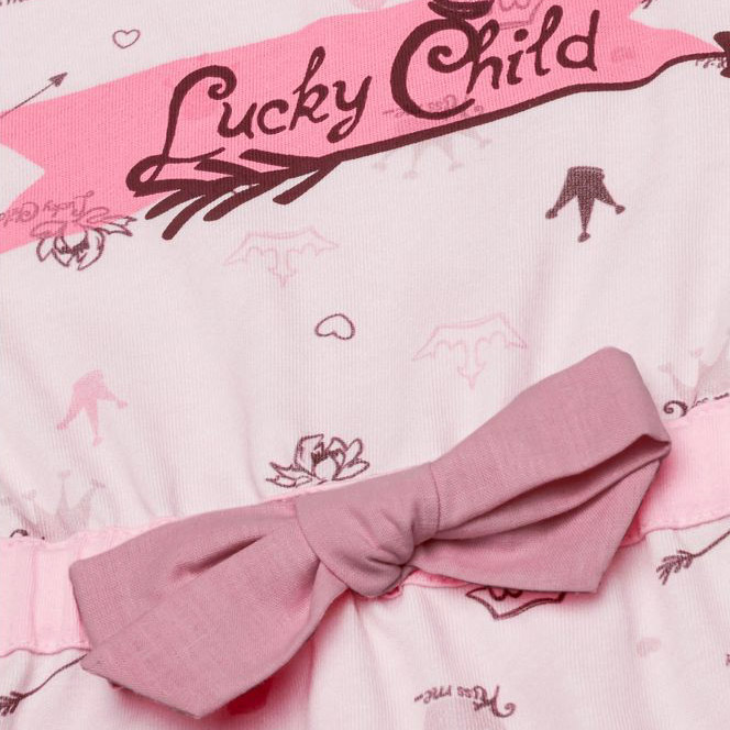 фото Платье lucky child принцесса сказки розовое 122-128