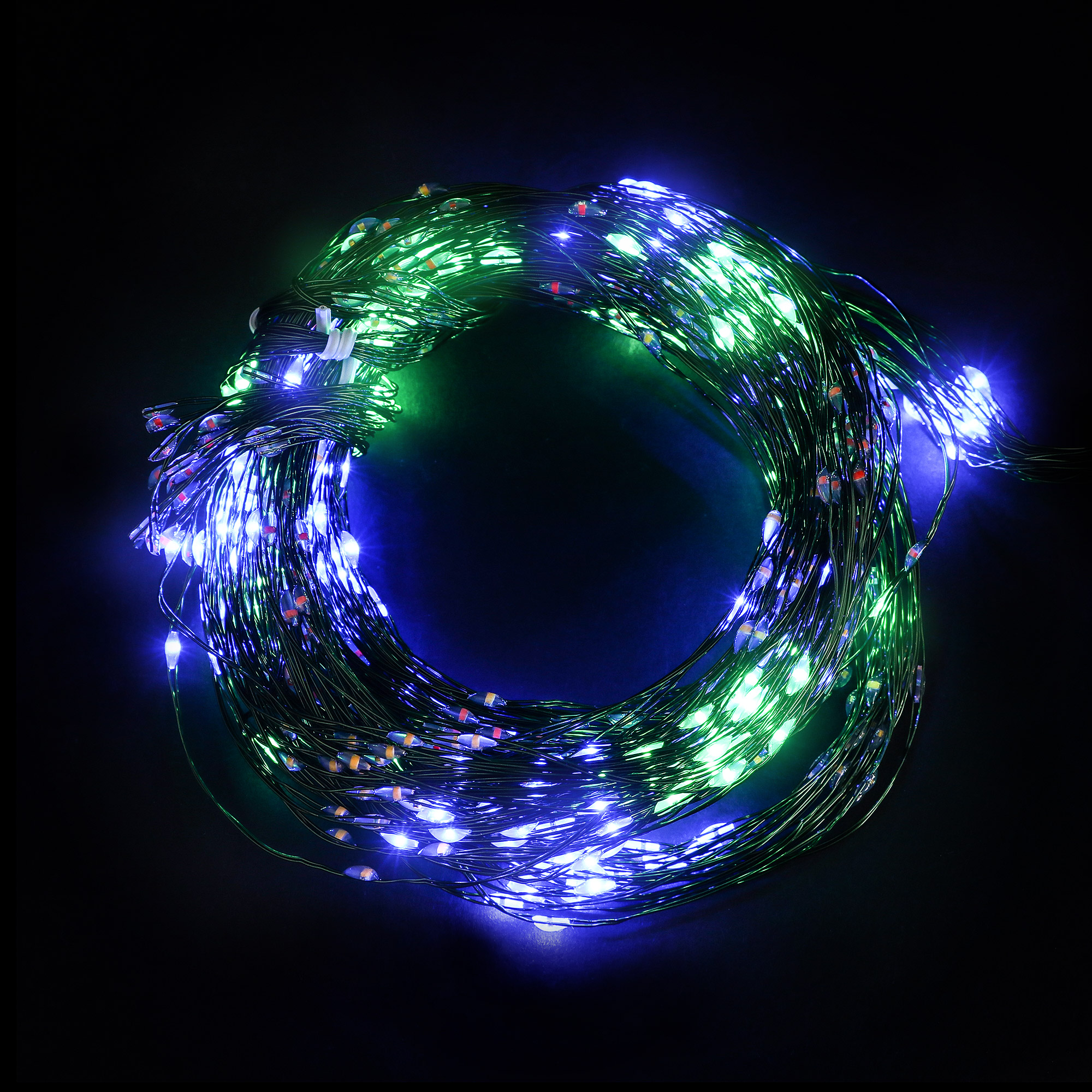 Электрогирлянда зеленая Best technology 1080 led разноцветный - фото 3