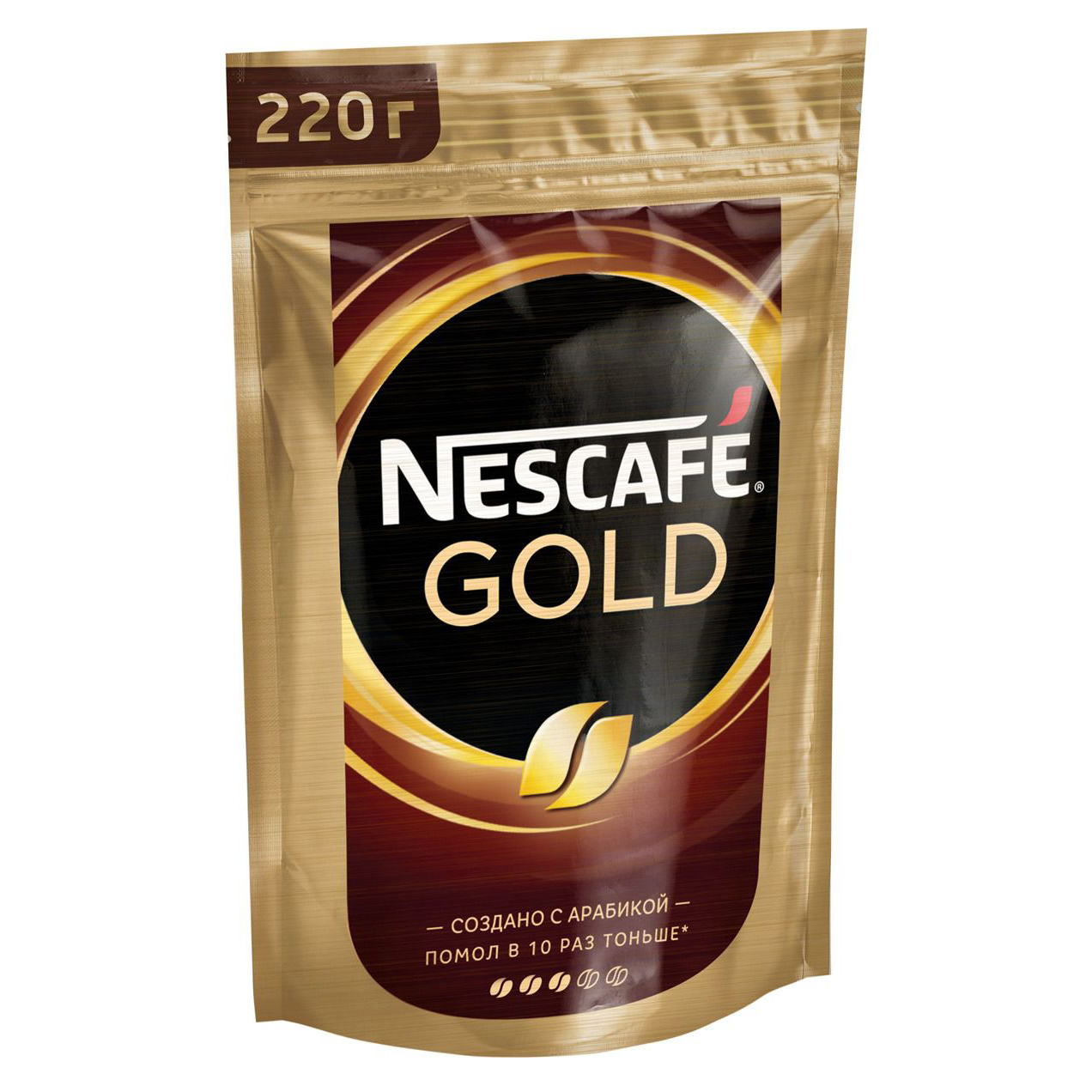 Кофе растворимый Nescafe Gold 220 г