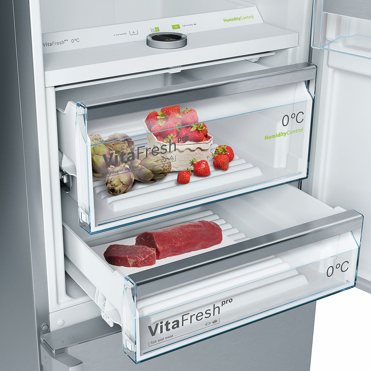 Холодильник Bosch KGF39PI3OR, цвет серебристый - фото 4