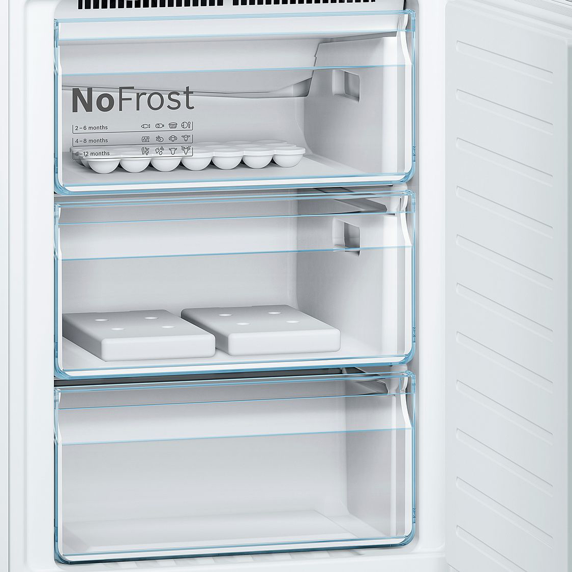 Холодильник Bosch KGF39PW3OR, цвет белый - фото 6