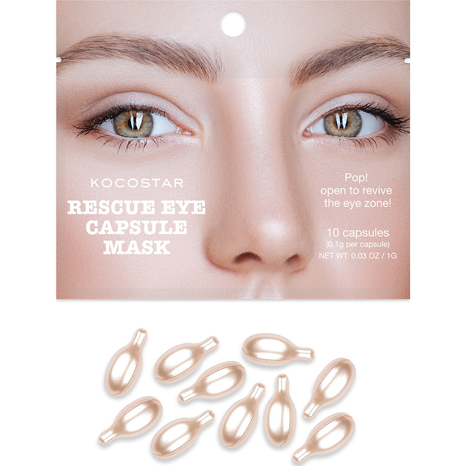 Сыворотка для глаз KOCOSTAR Rescue Eye Capsule Mask 10 капсул 1 г, размер 9,5x11x4 см - фото 2