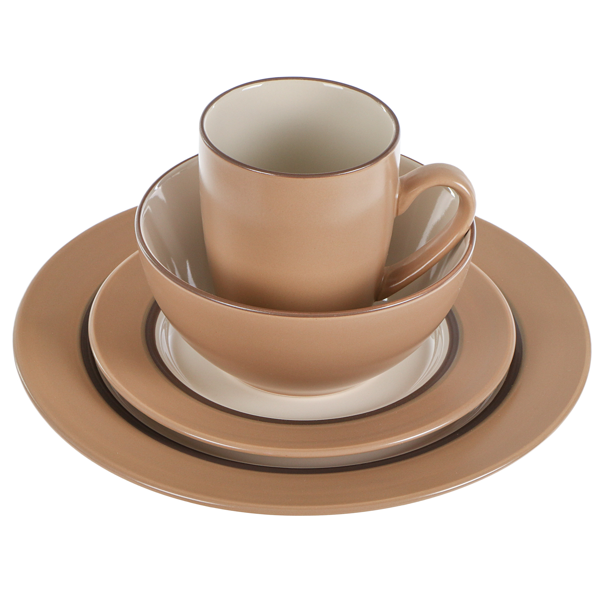 

Набор столовый Thomson Pottery Kensington Latte 16 шт, Бежевый