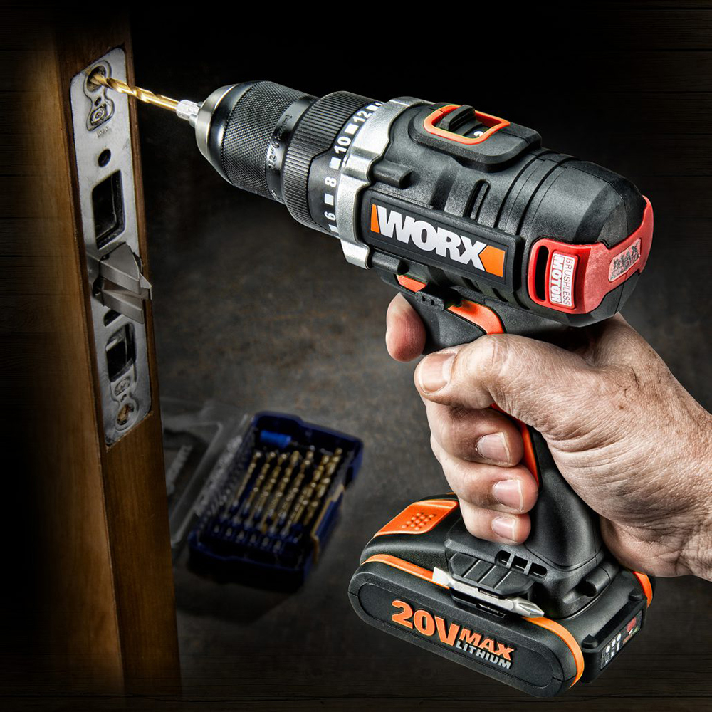 Дрель-шуруповерт WORX WX1759 без АКБ и ЗУ